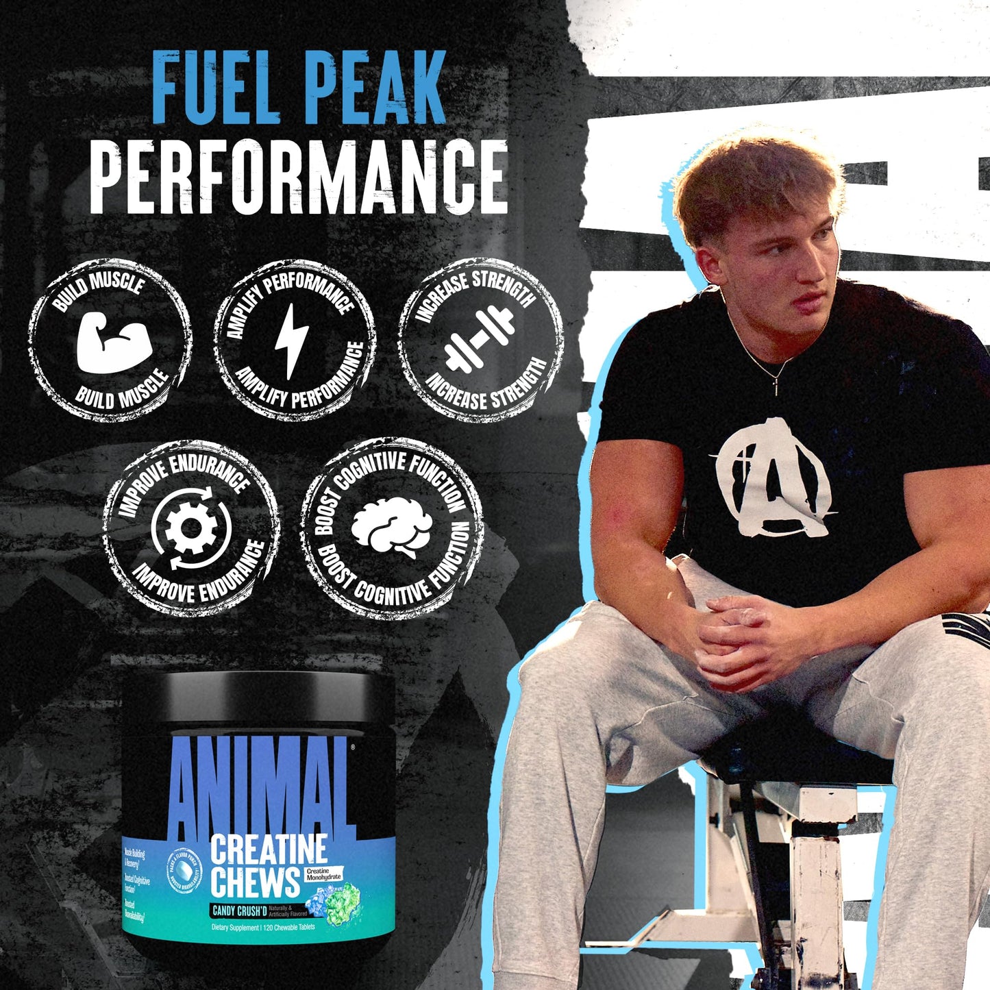 Animal Creatine Chews Chewable 120 Count