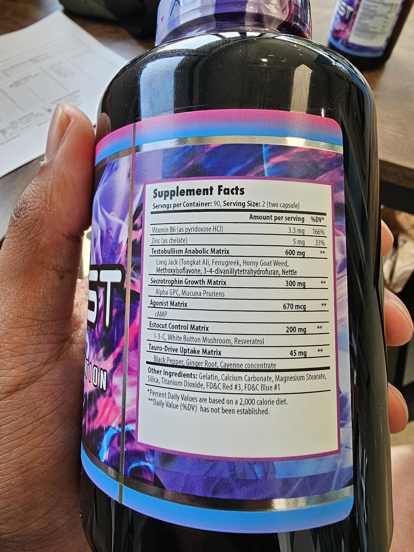 PROJECT AD LLC Tauro Test Capsule, 90 Capsules