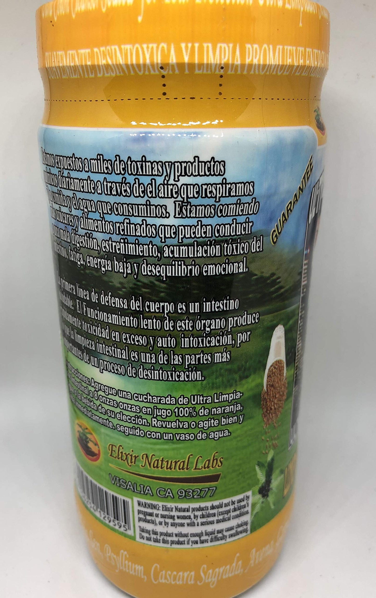 Elixir Natural Lbs Ultra Intestinal Cleaner Powder 10.58 oz
