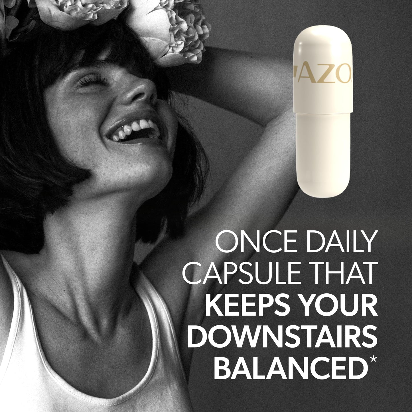 AZO Complete Feminine Balance Daily Vaginal Probiotics for Women, Capsules, 120