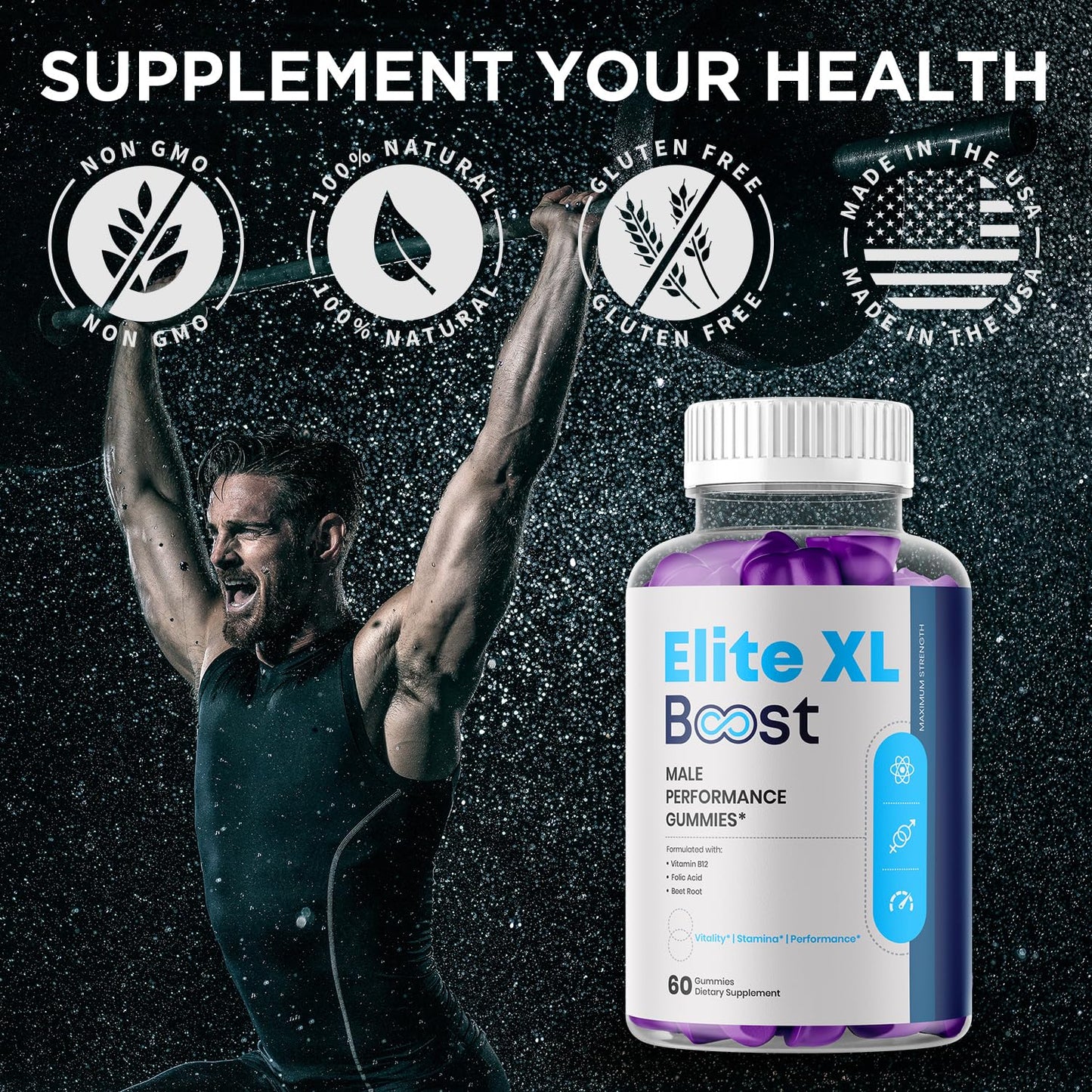 Flex University Elite XL Boost Gummies Chewable 300 Gummies