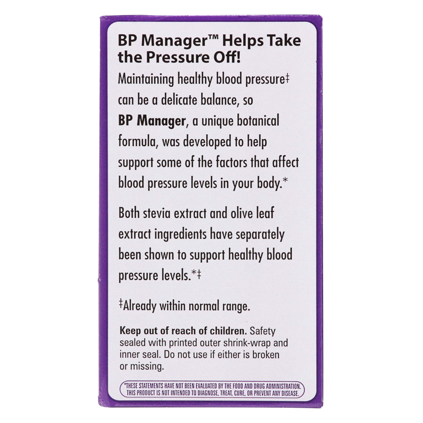 Enzymatic Therapy BP Manager Tablet, 90 Tablets