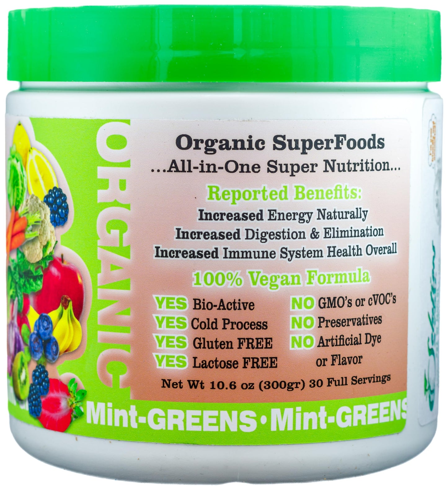 Natur-Pur Organic Greens Superfood Powder 21.2 oz