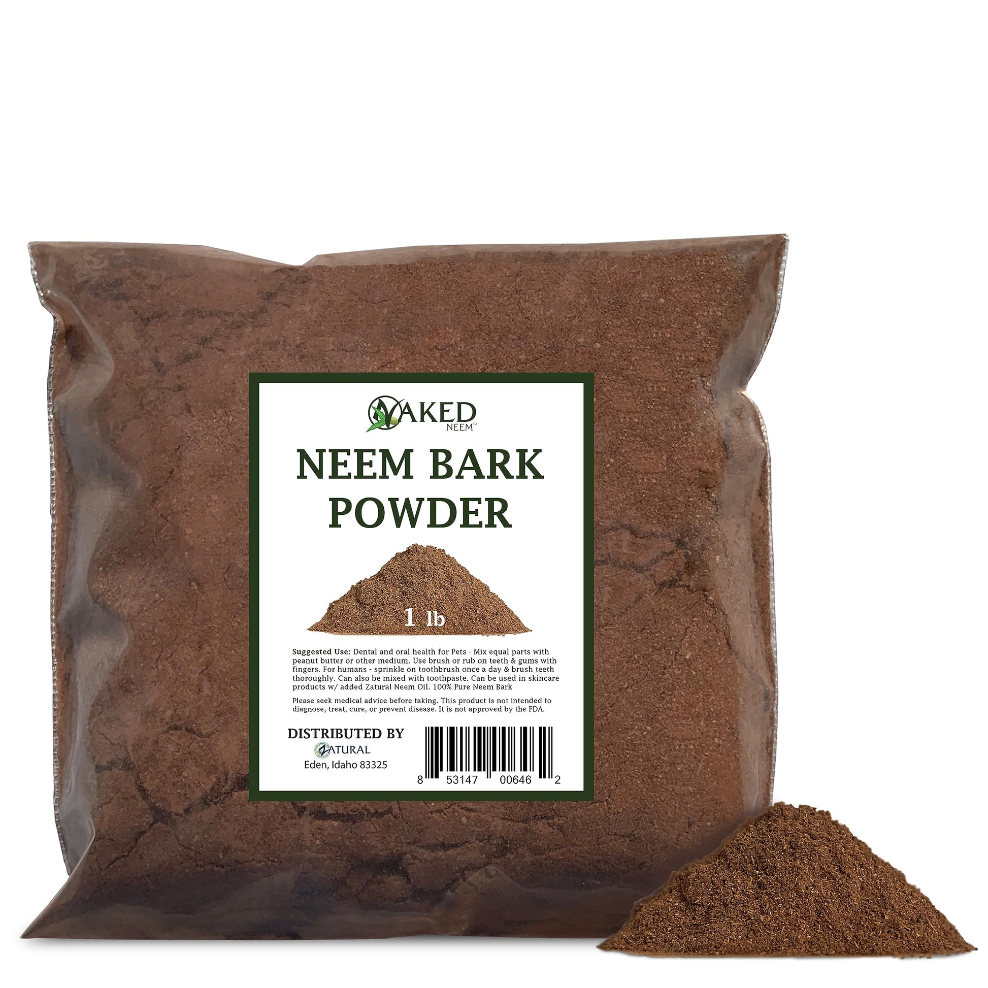 Zatural Neem Bark Powder (Powder), 16 oz