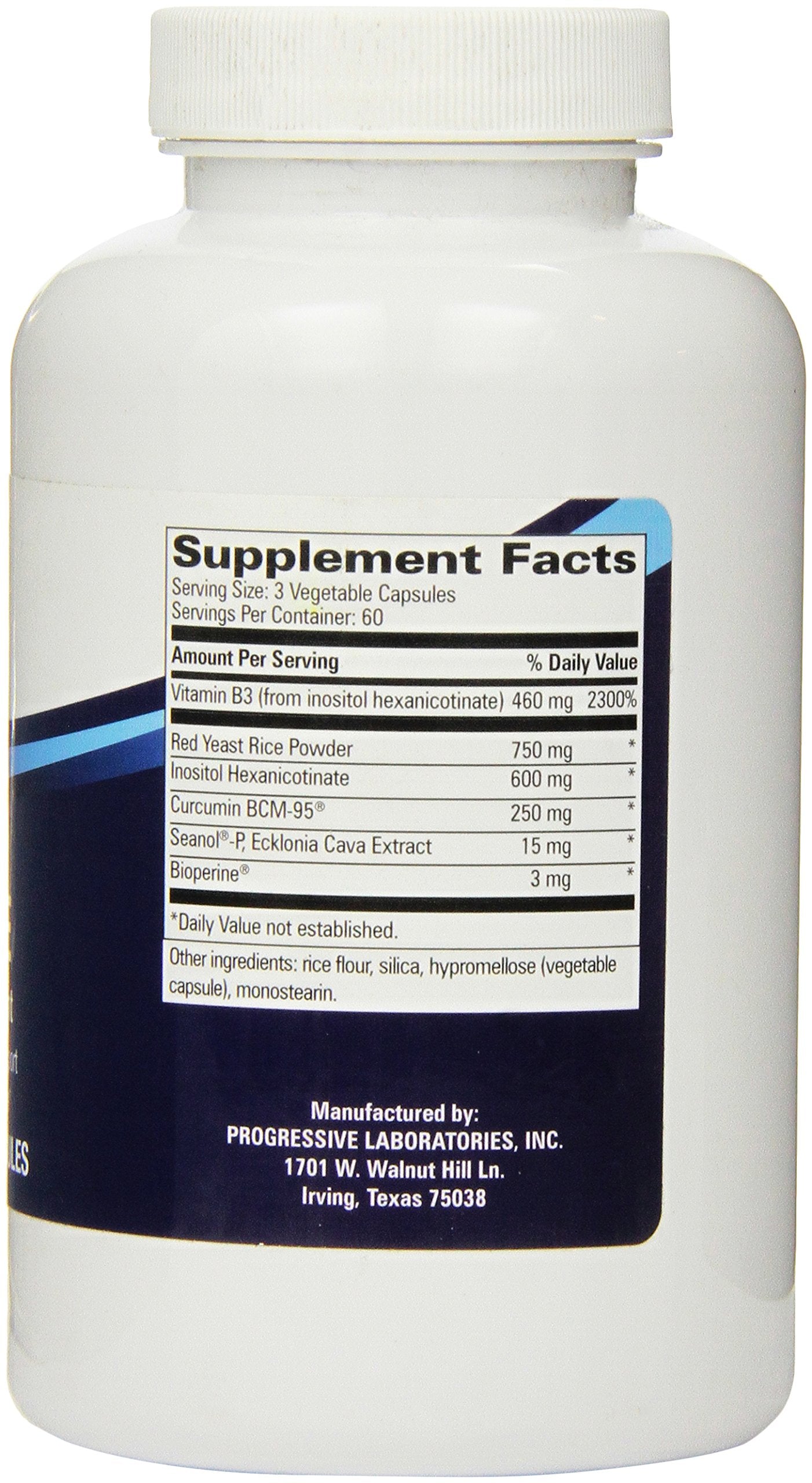 Progressive Laboratories Lipid Balance Supplement Capsules 180