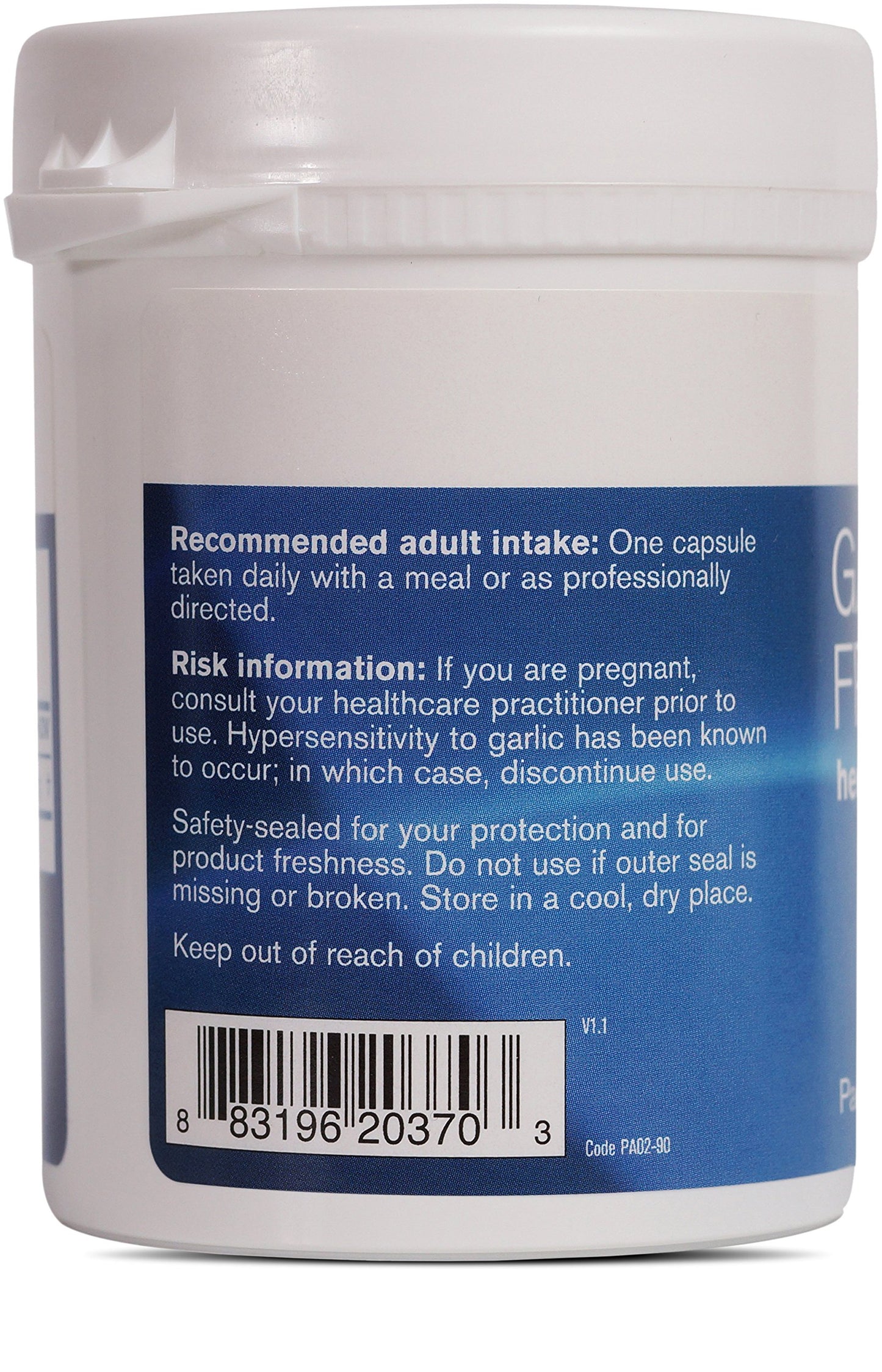 Pharmax Garlic Freeze Dried Capsules 1 Count