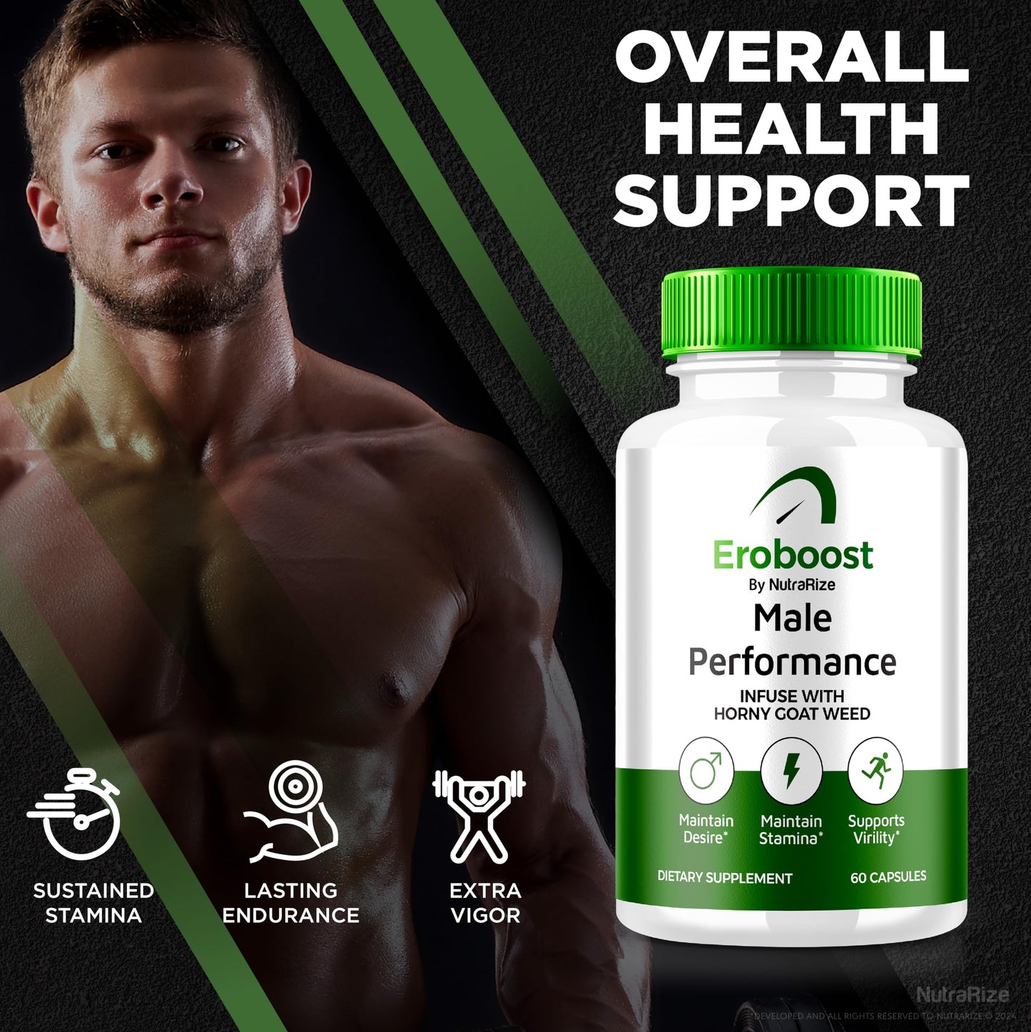 NutraRize Eroboost Supplement for Men Capsule 180 Capsules