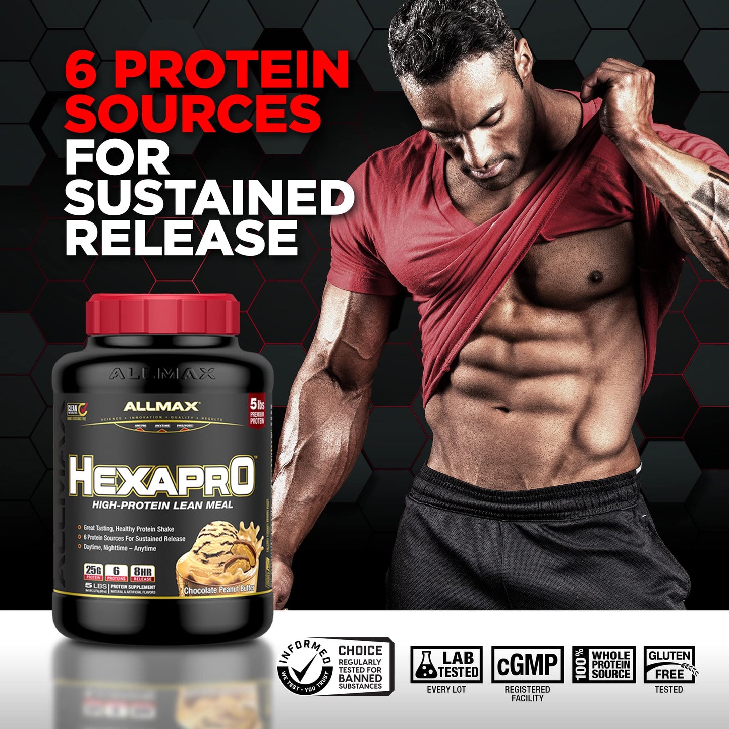 ALLMAX HEXAPRO Protein Powder 80