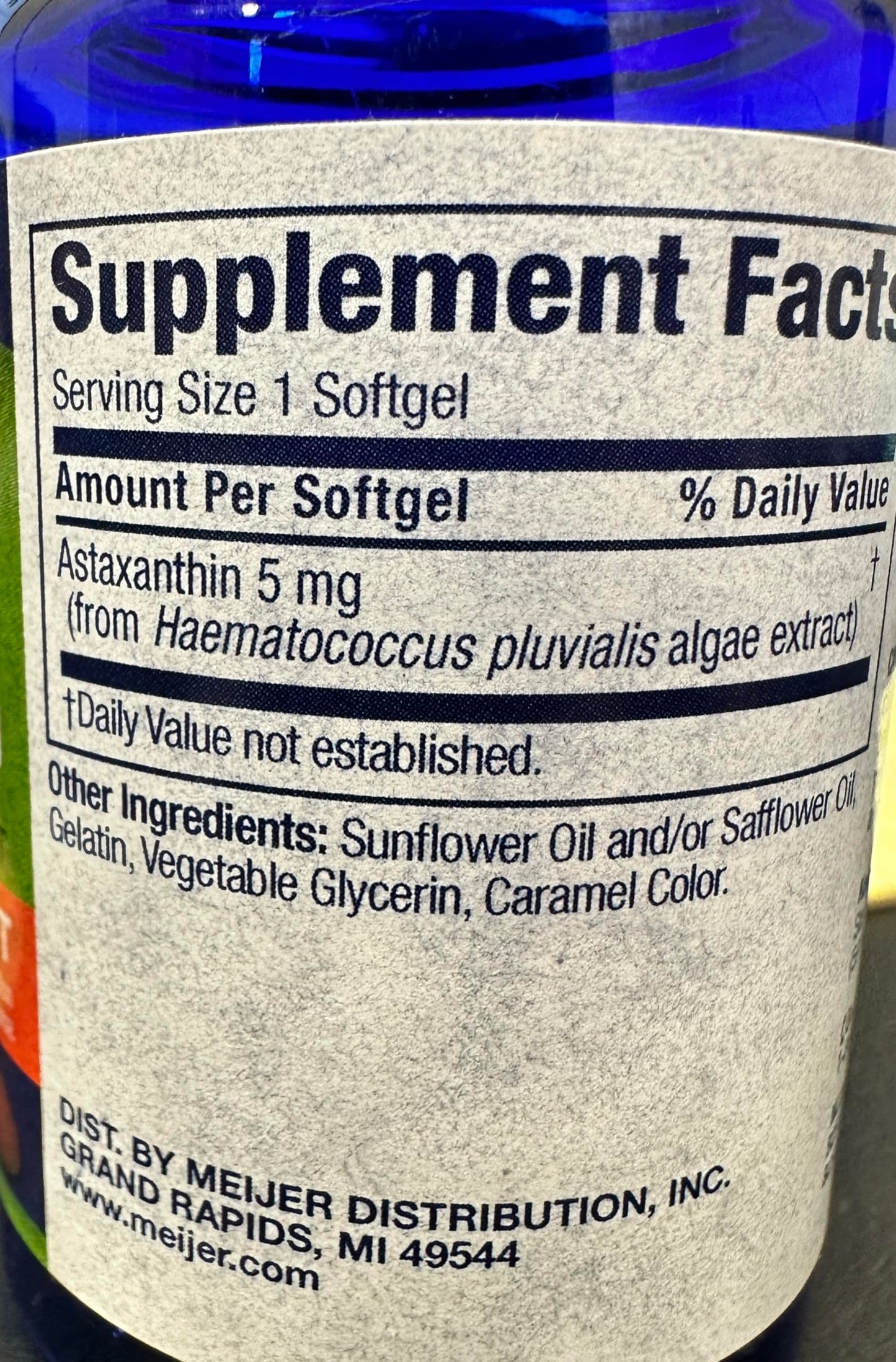 Kasa Style Astaxanthin 5 mg Softgel, 60 Softgels