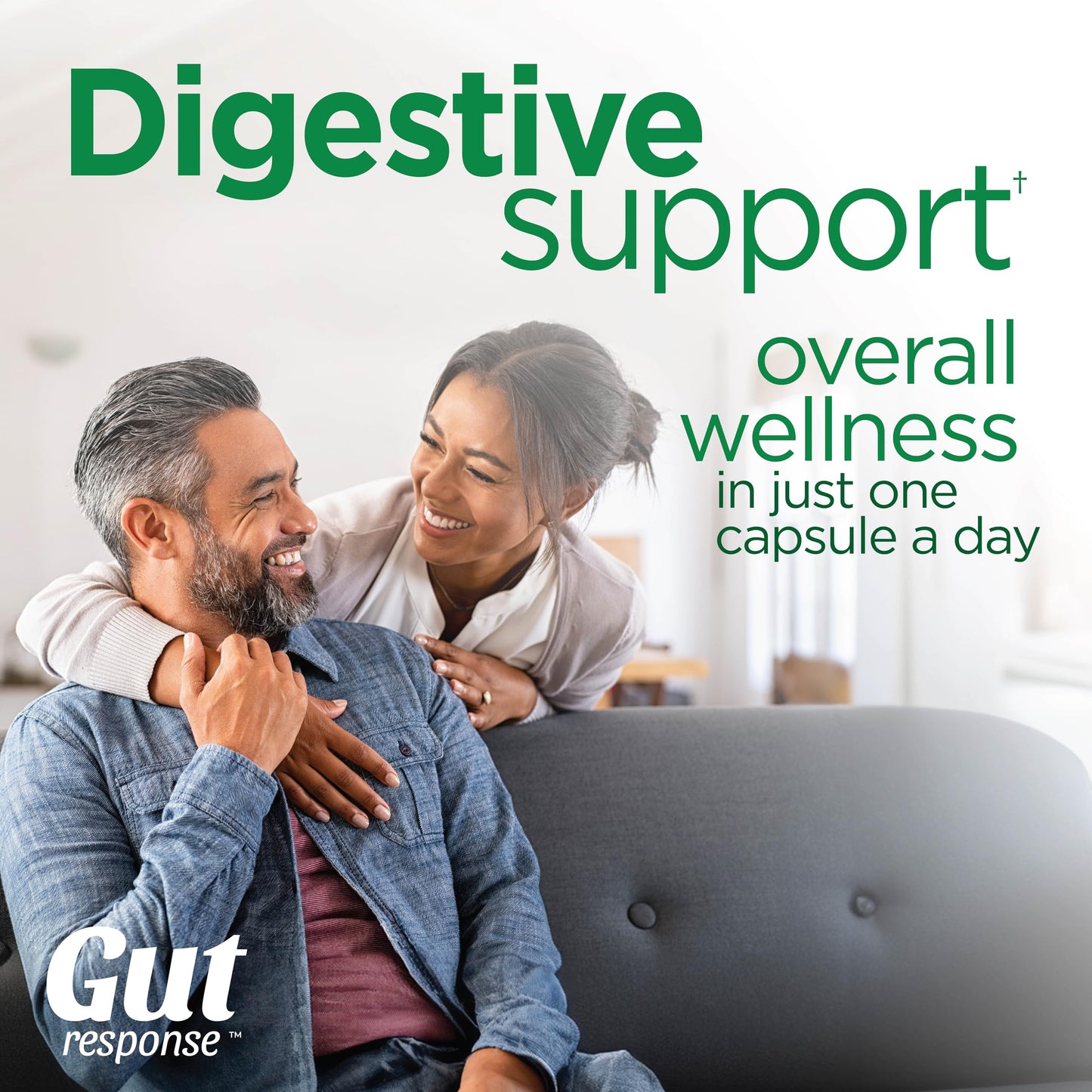 Gut Response Daily Probiotic for Men & Women Capsule, 30 Capsules