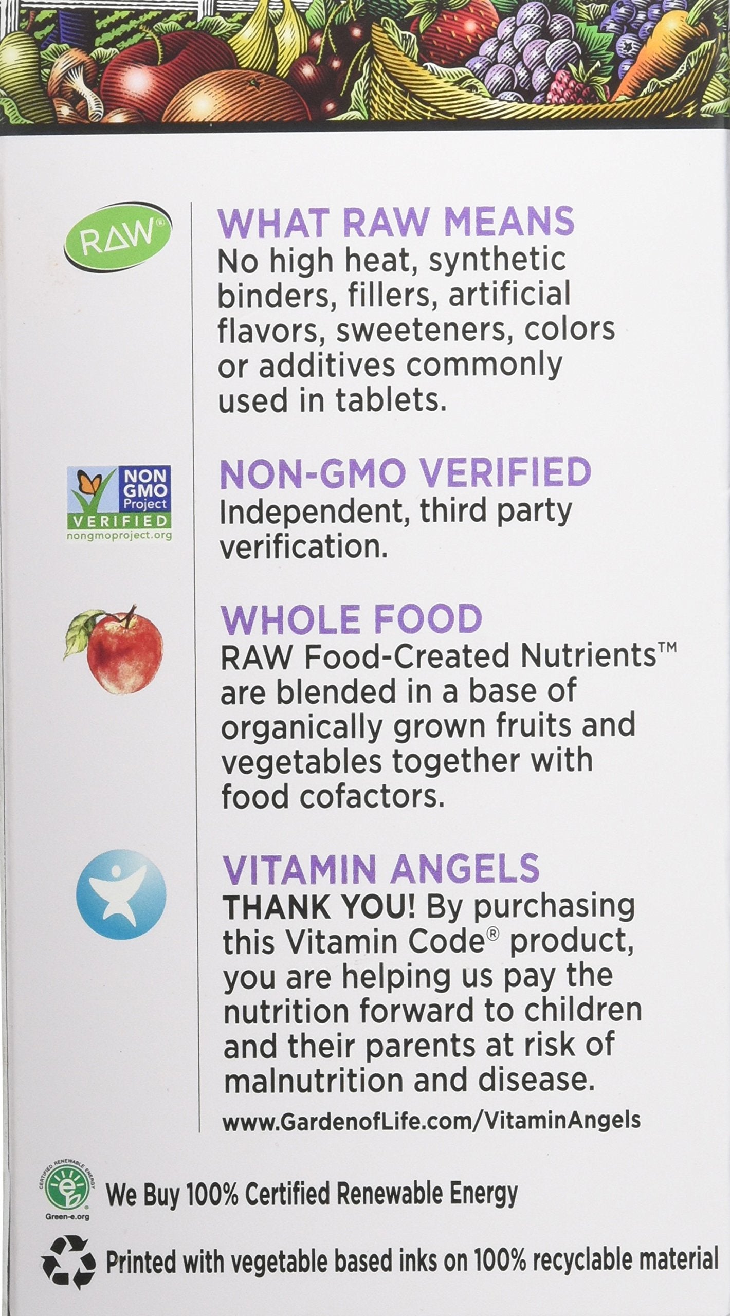 Garden of Life Vitamin Code RAW Prenatal, 90 Capsules