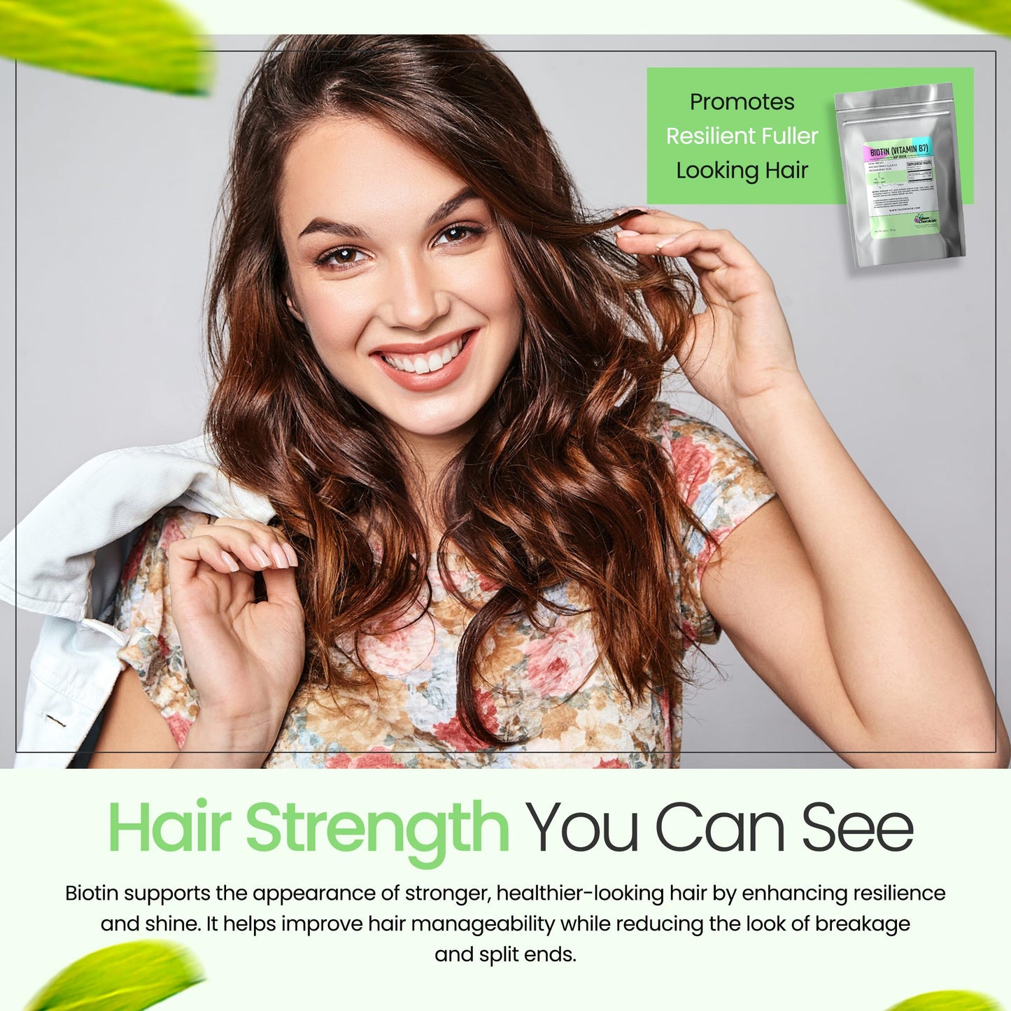 Talsen Chemicals Biotin Powder 8 Ounce