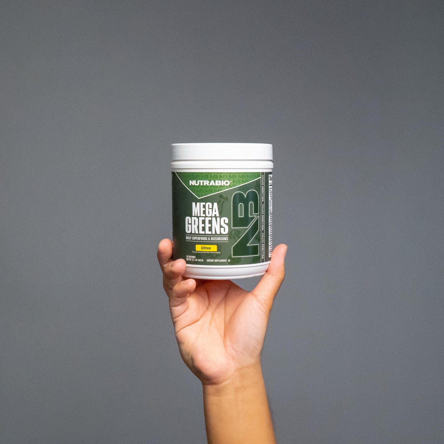 NutraBio Mega Greens Complete Daily Super Greens Powder 10