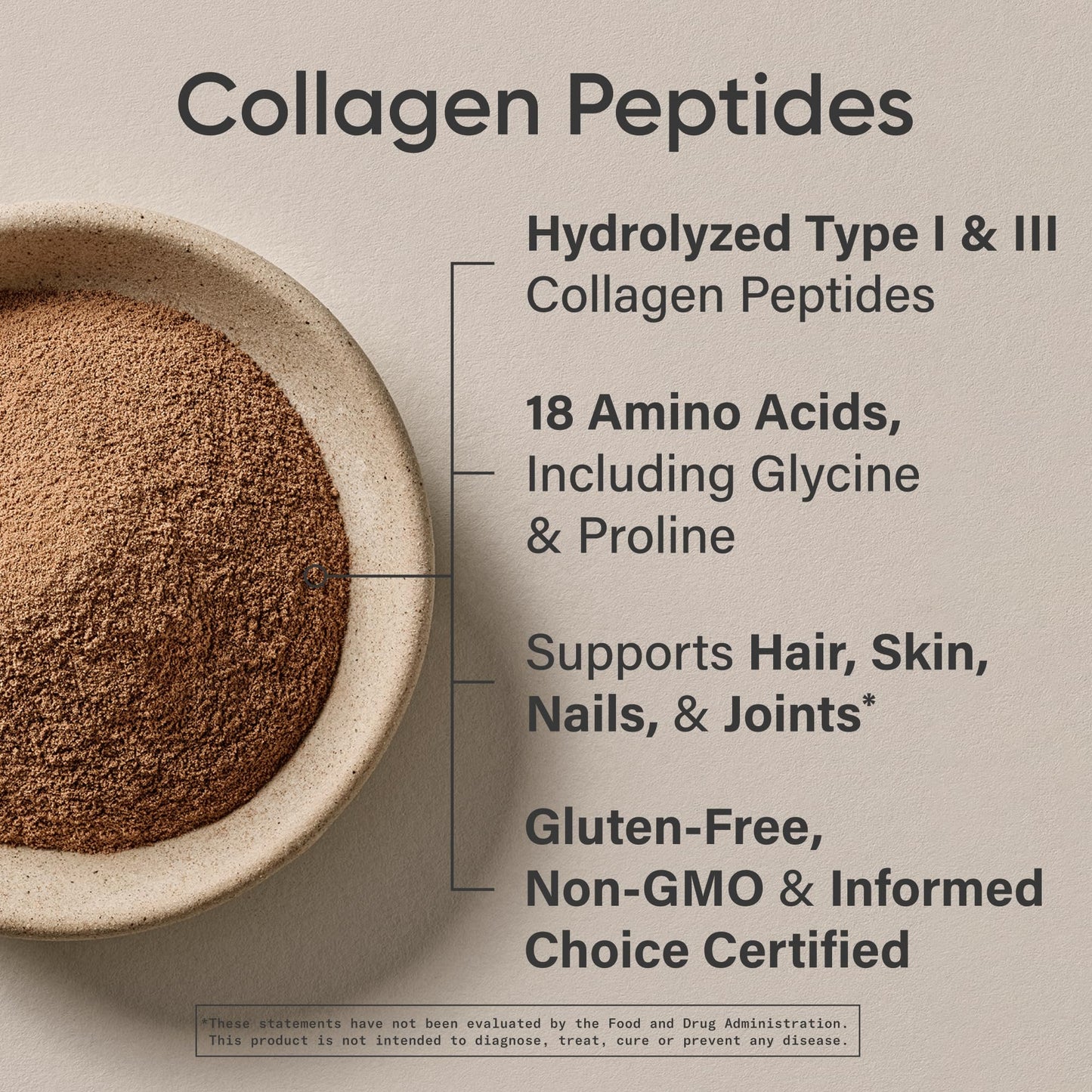 Sports Research Collagen Peptides Protein Powder, Dark Chocolate 22.58 oz