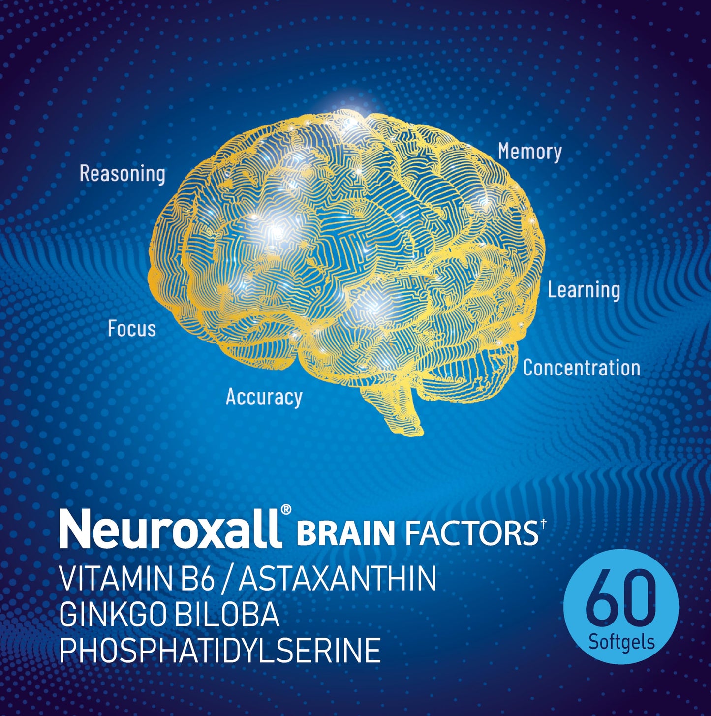 NANOWELL Neuroxall Brain Health Supplement Softgel, 180 Count