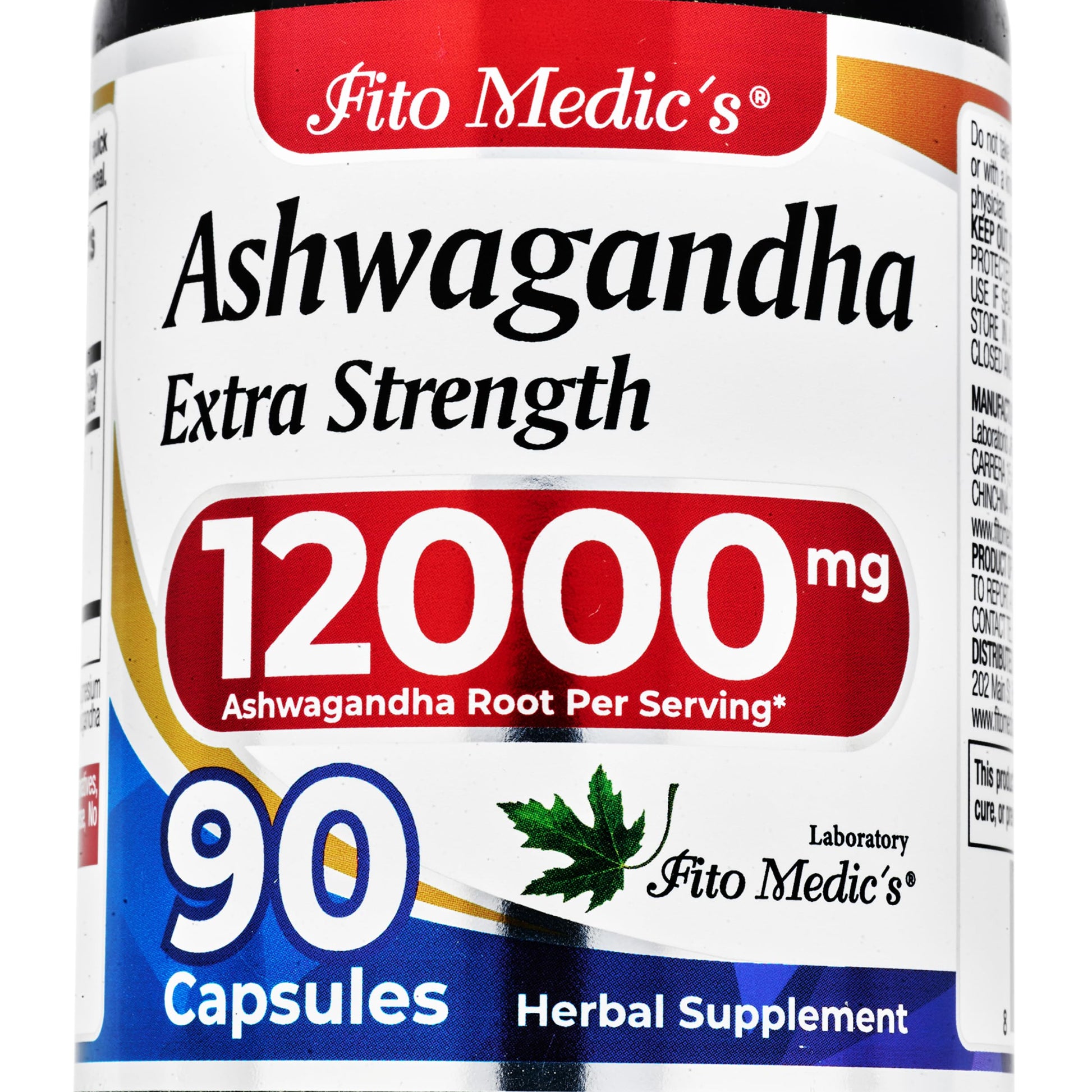 FITO MEDIC'S Ashwagandha Capsules 90 Count