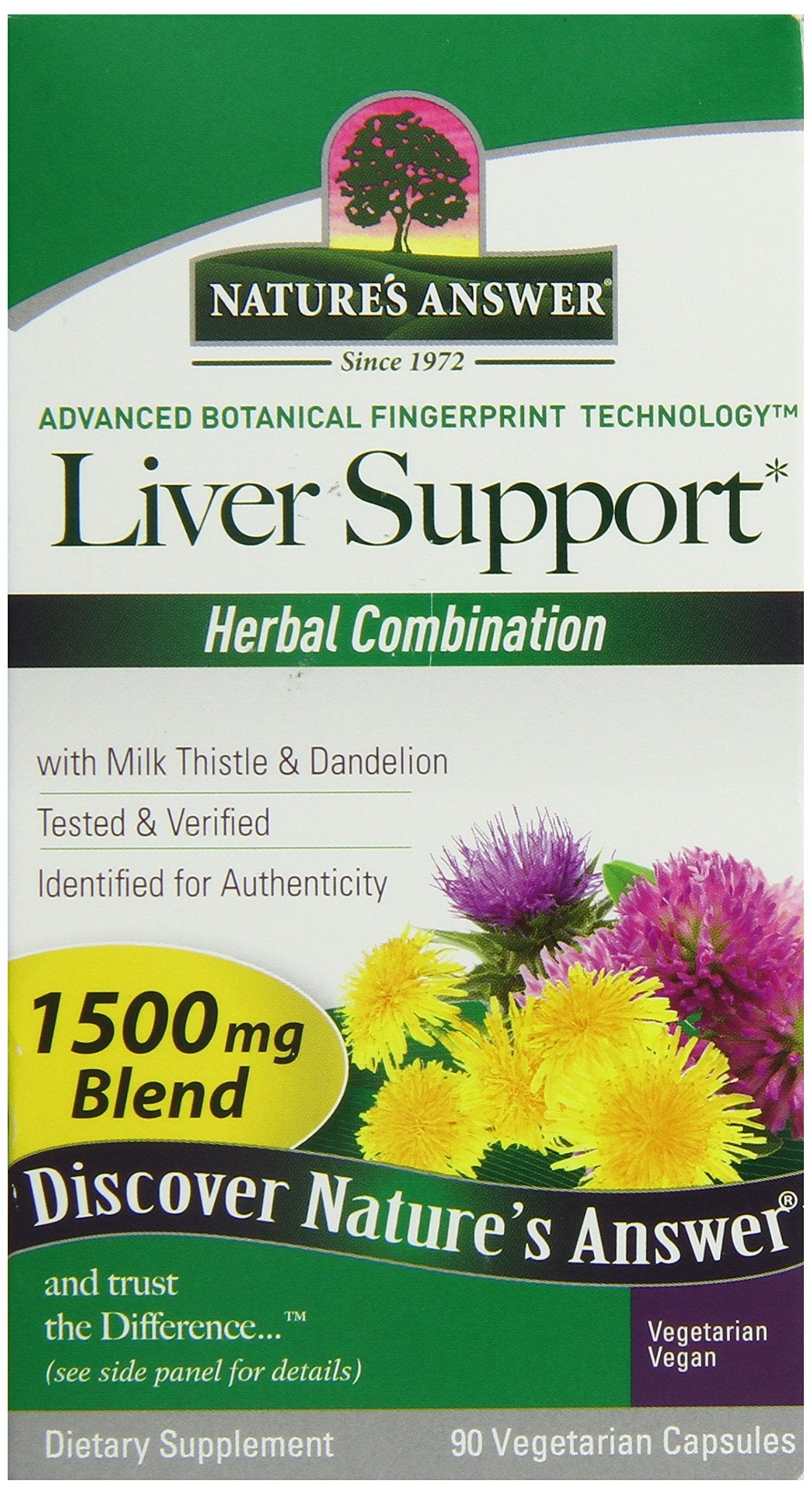 Nature's Answer Liver Support Capsule, 90 Capsules