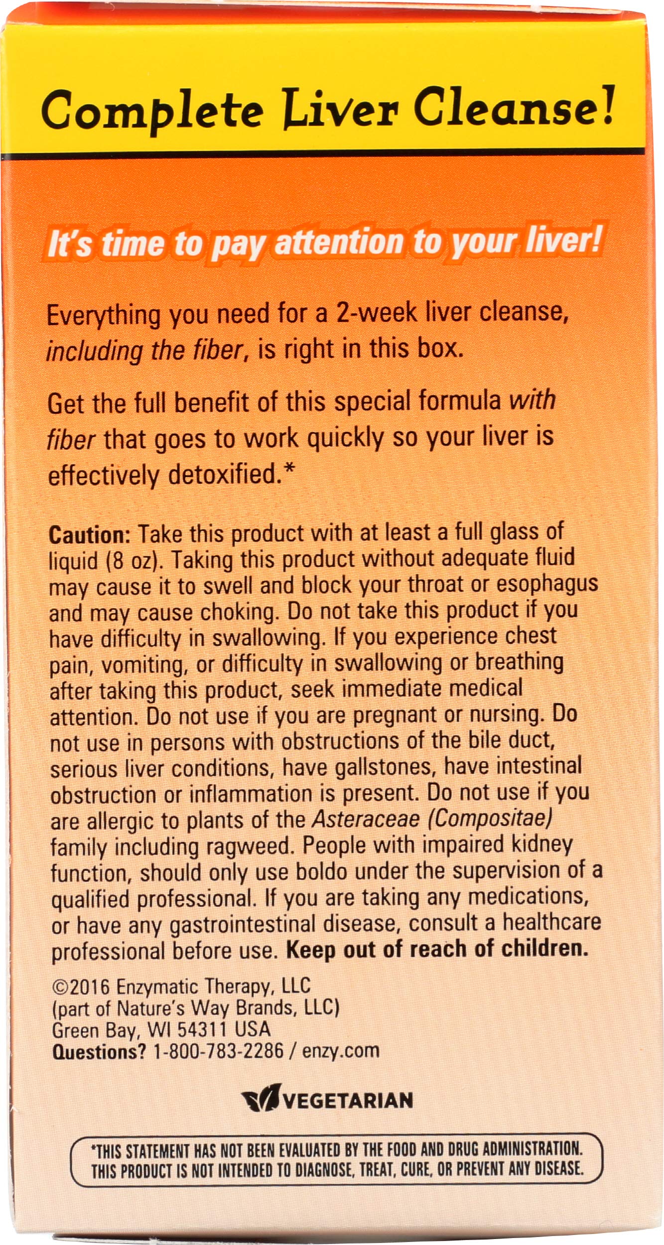 Enzymatic Therapy Complete Liver Cleanse 84 Capsules
