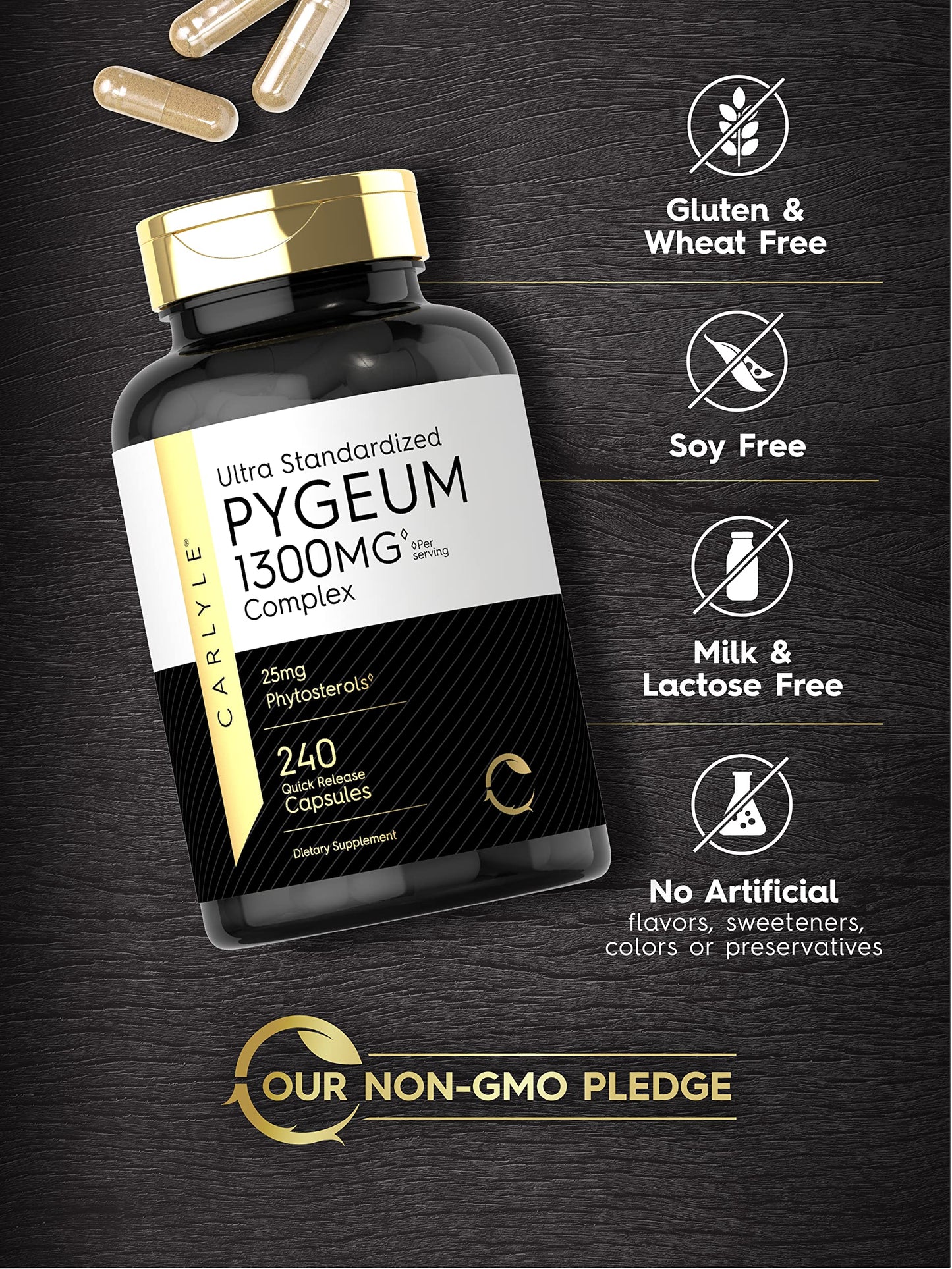 Carlyle Pygeum Supplement 240 Capsules