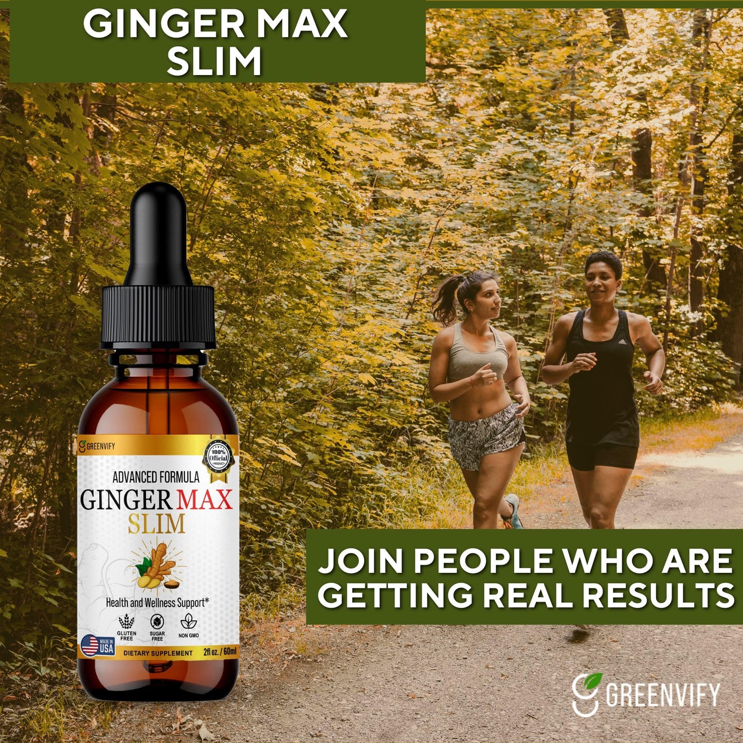 GREENVIFY Ginger Max Dietary Supplement Capsule, 60 Count