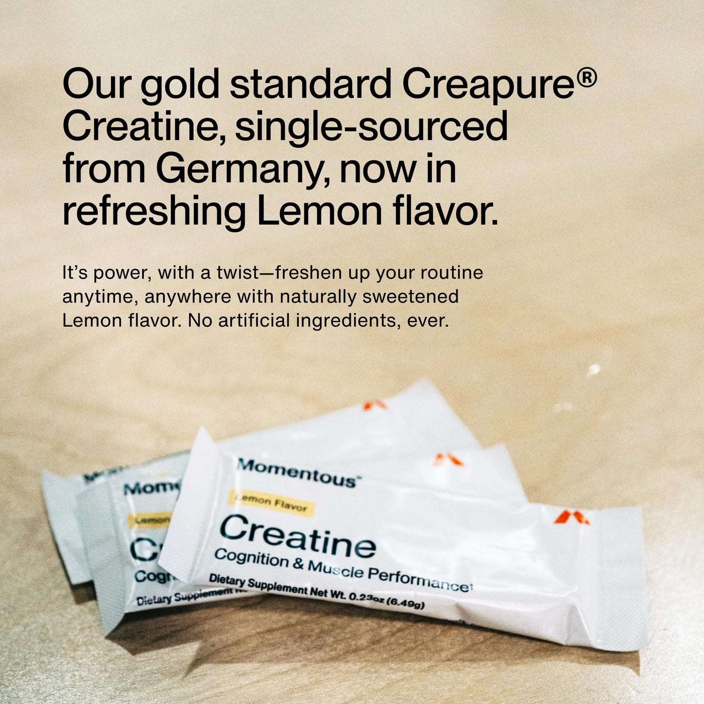 Momentous Creatine Monohydrate Powder, 15 Servings