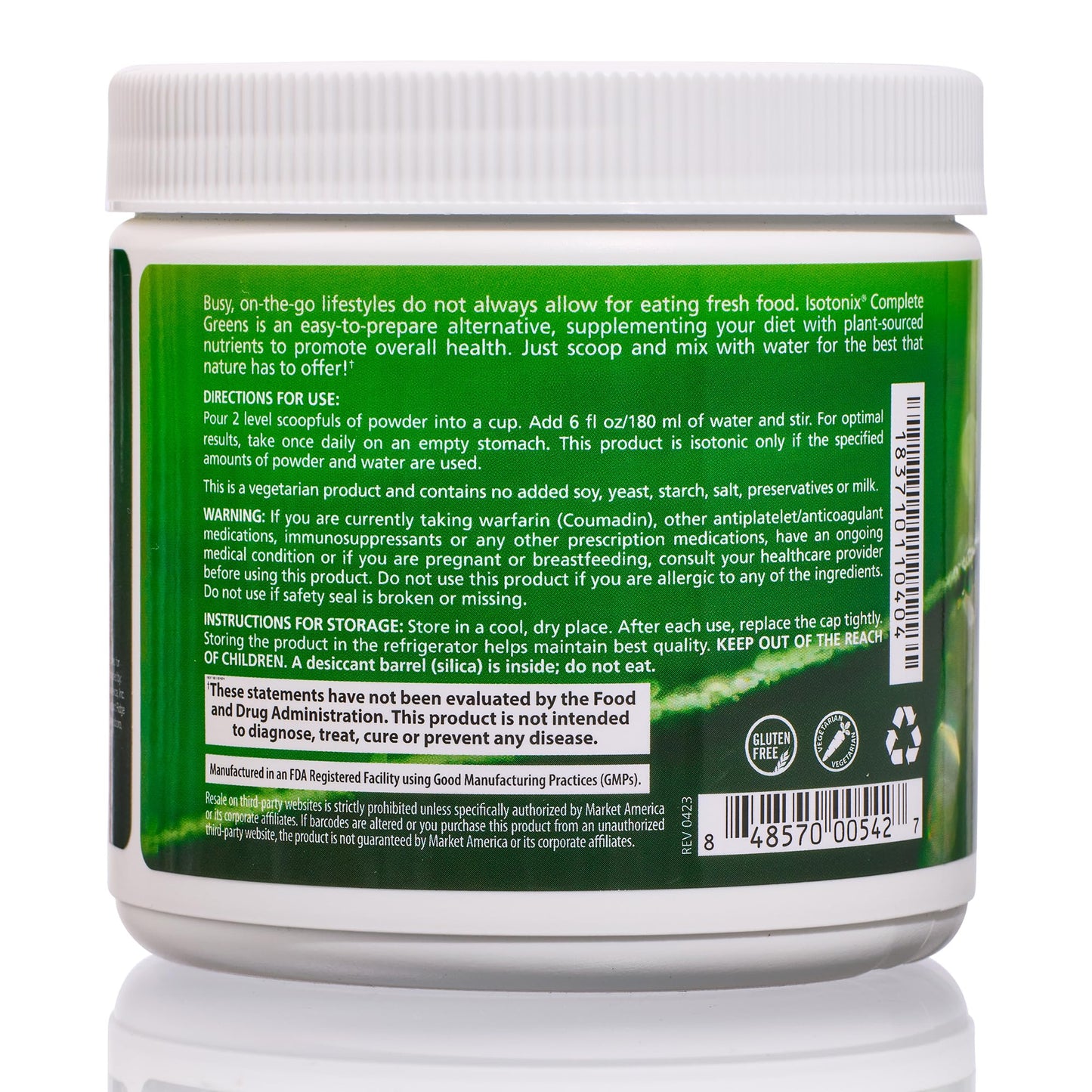 Isotonix Complete Greens Powder 10.58 Ounce (Pack of 1)