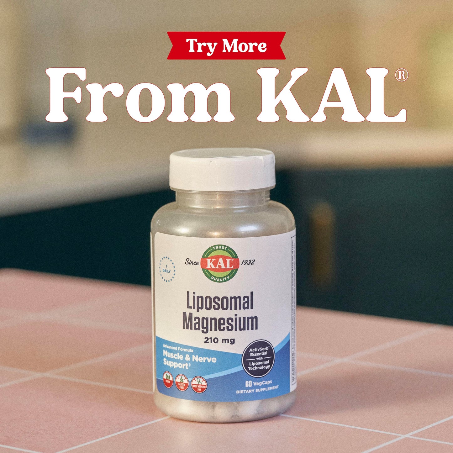 KAL Magnesium Citrate Chewables 120 Chewable Tablets