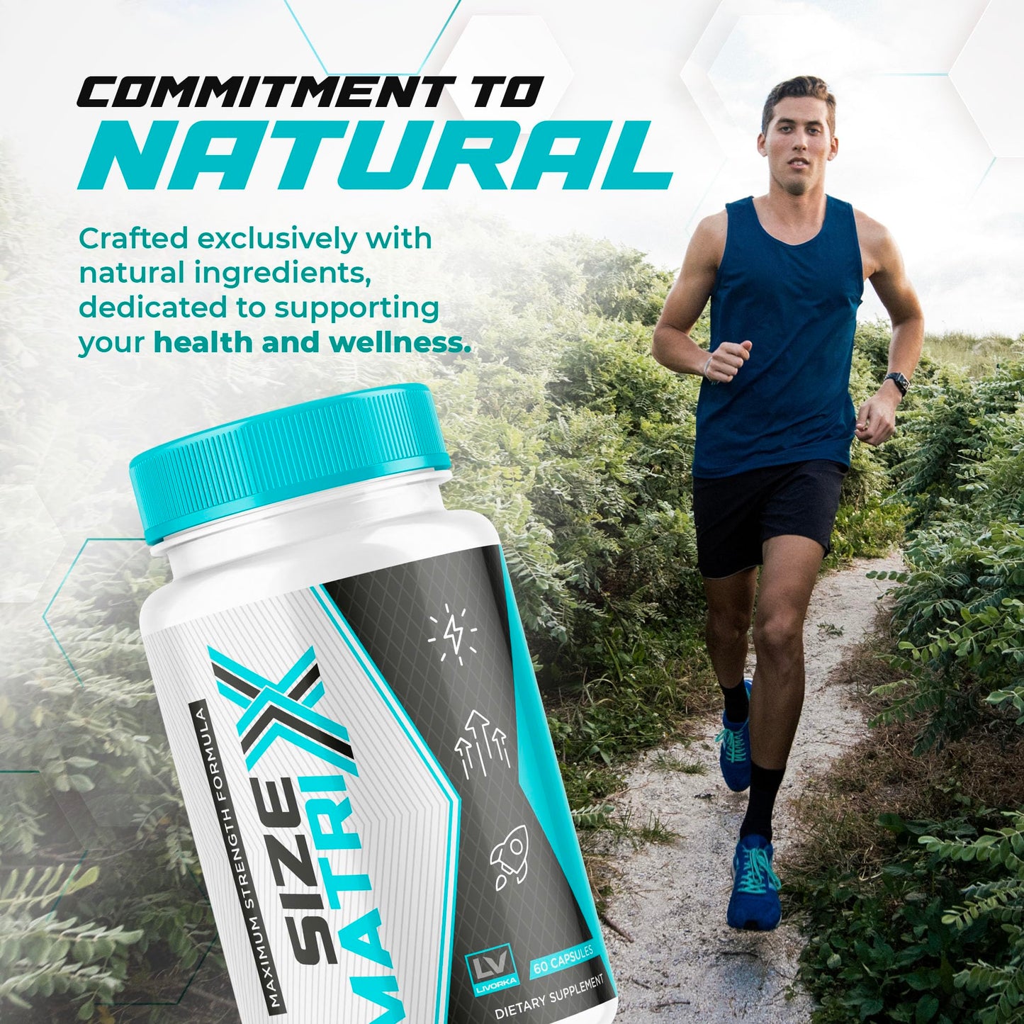 LIVORKA Size Matrix Capsules, 180 Capsules