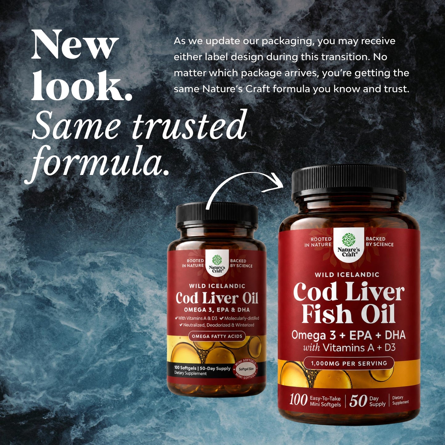 Natures Craft Cod Liver Oil Softgel 100 Softgels