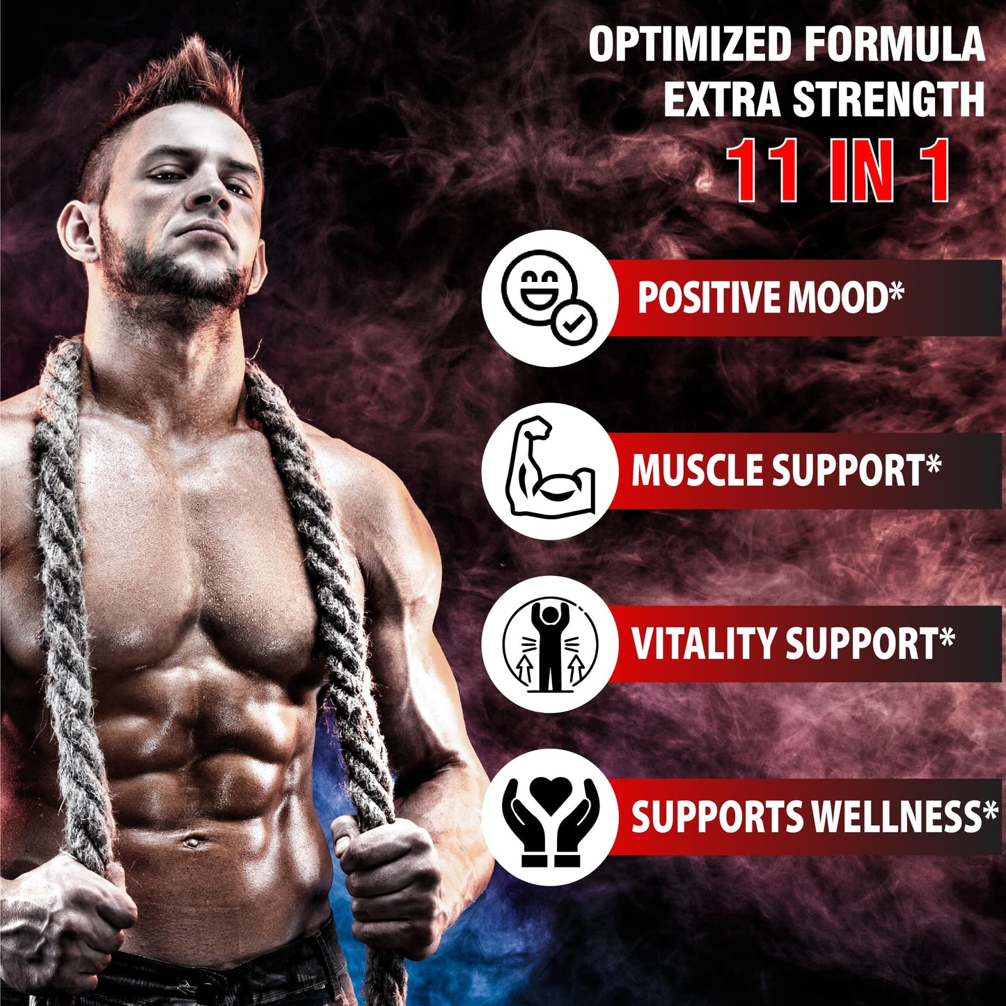 agobi Herbal Test Support for Male Supplement Capsules 120 Count