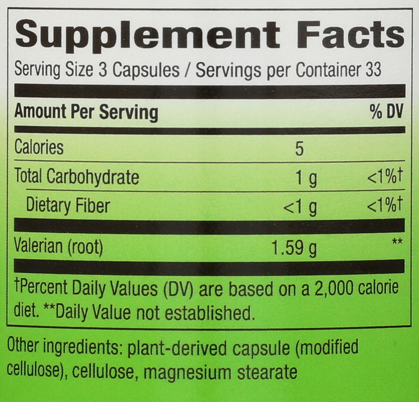 Nature's Way Valerian Root Capsule, 100 Capsules