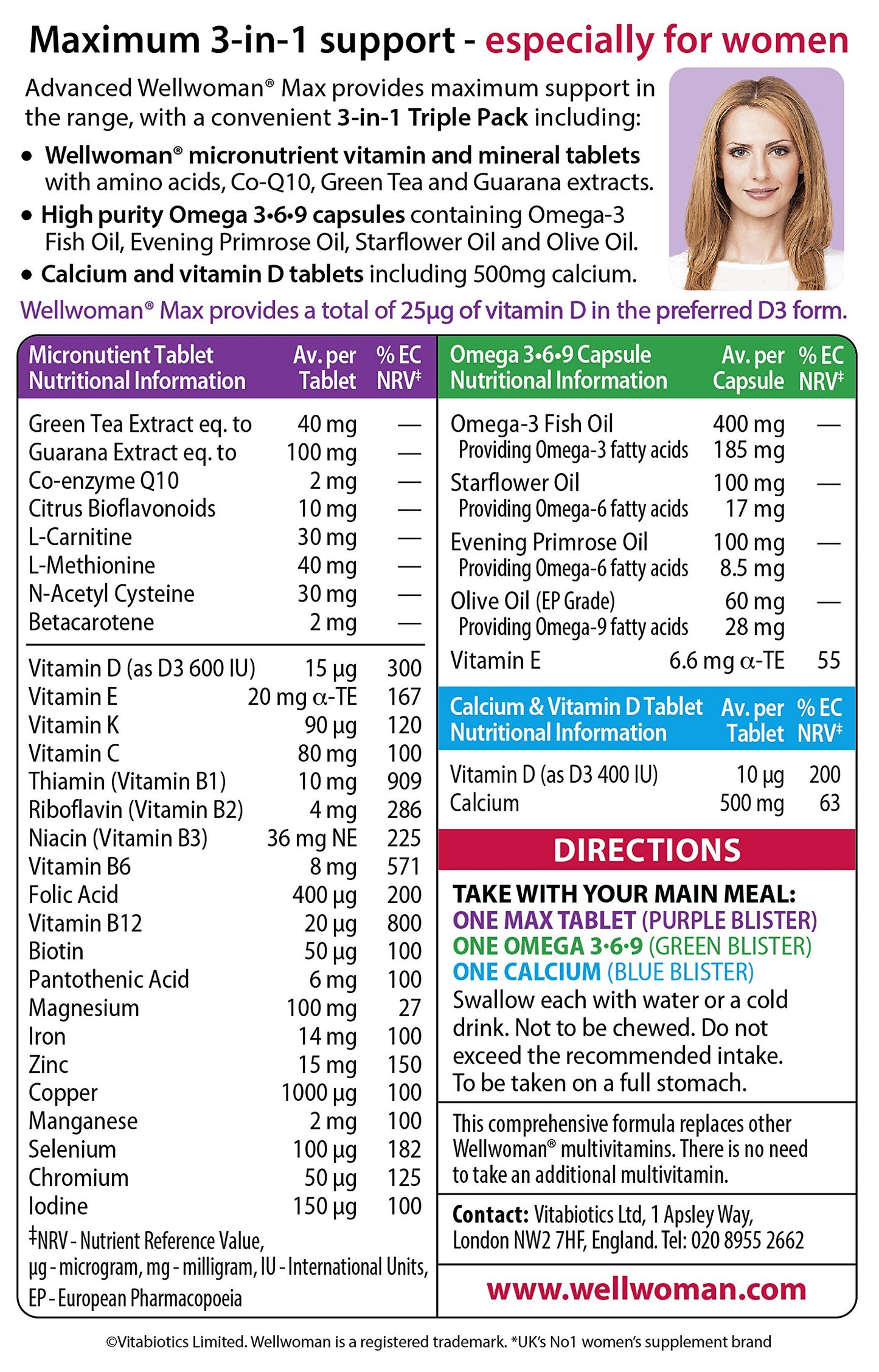 Wellwoman Max Capsules, 84 Capsules
