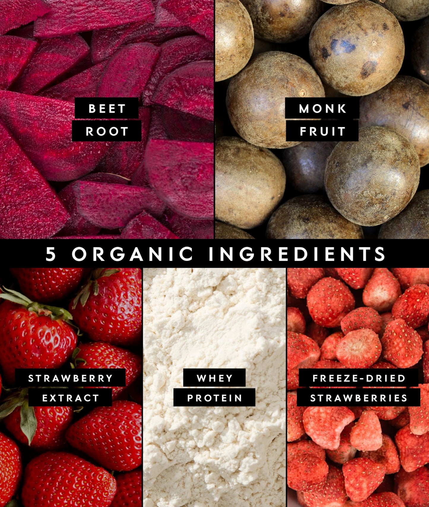 Truvani Organic Whey Protein Powder Strawberry, 0.97 Ounce