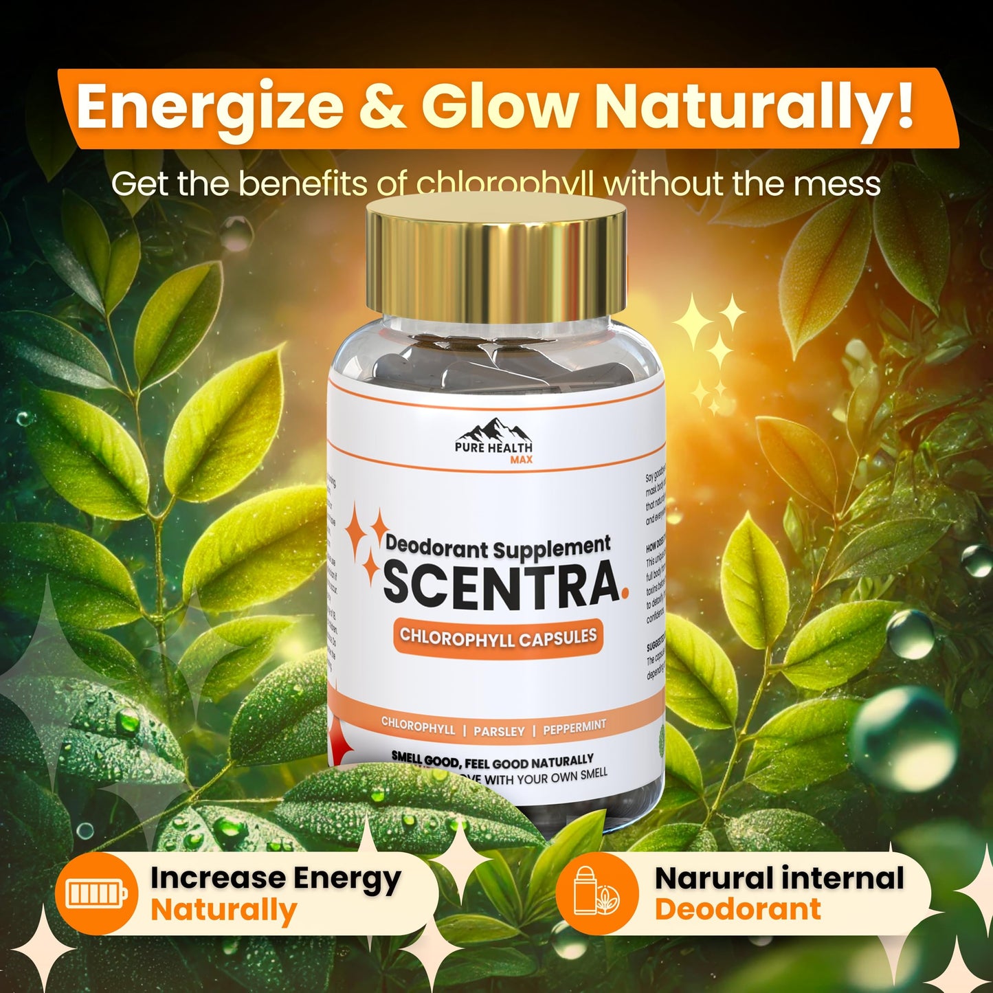 Pure Health Max Scentra Deodorizing Supplement 60 Tablets