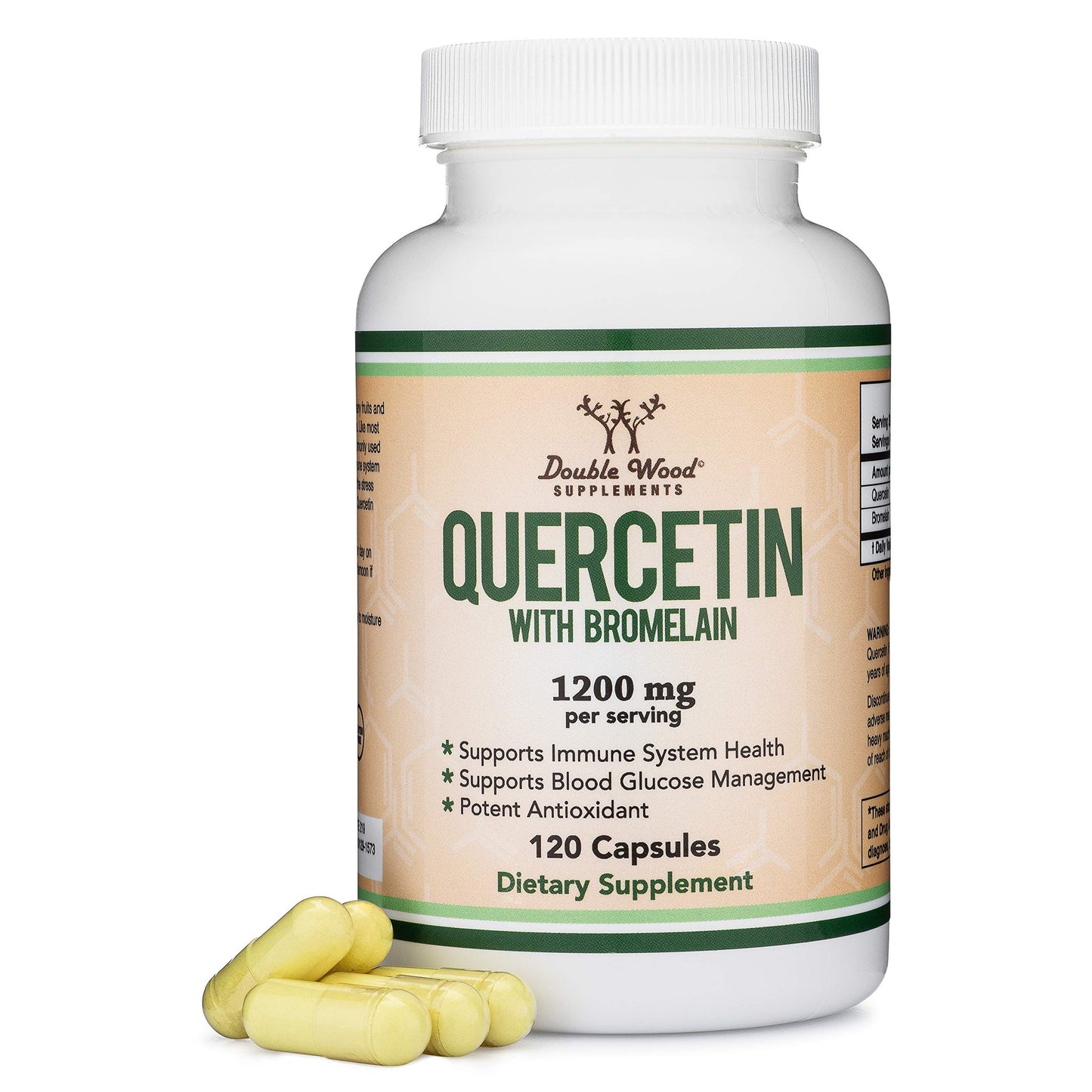 Double Wood Supplements Quercetin and Zinc Bundle Capsule 1 Bundle