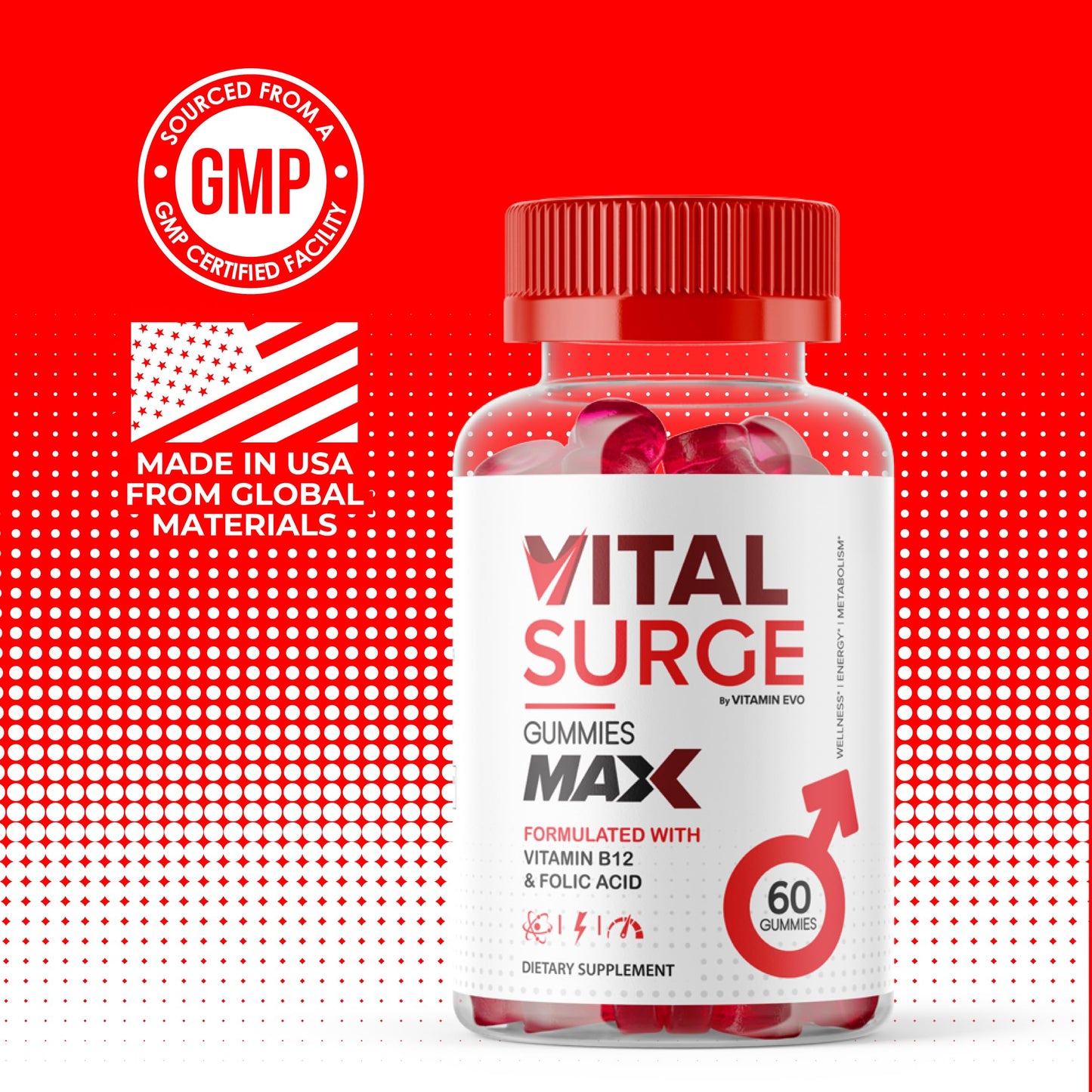 Vitamin Evo Vital Surge MAX Gummies, 300 Gummies