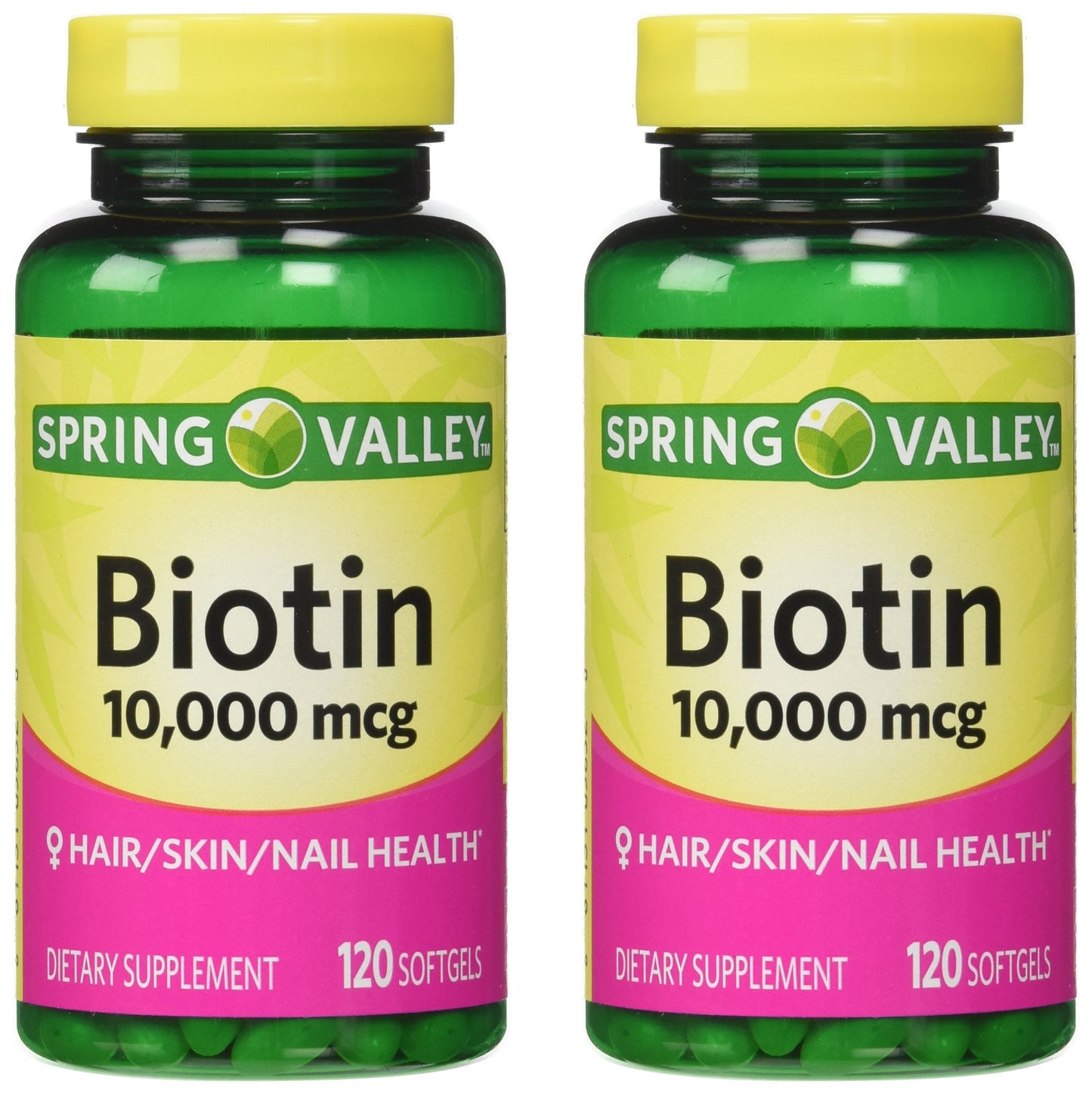 Spring Valley Biotin 10,000 mcg Softgels 240