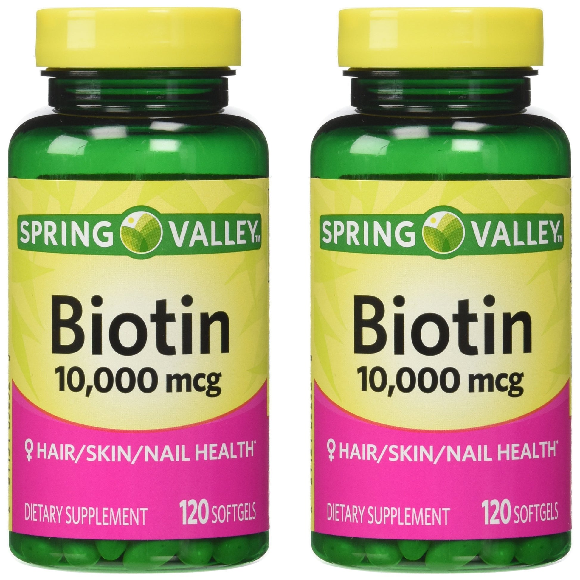 Spring Valley Biotin 10,000 mcg Softgels 240