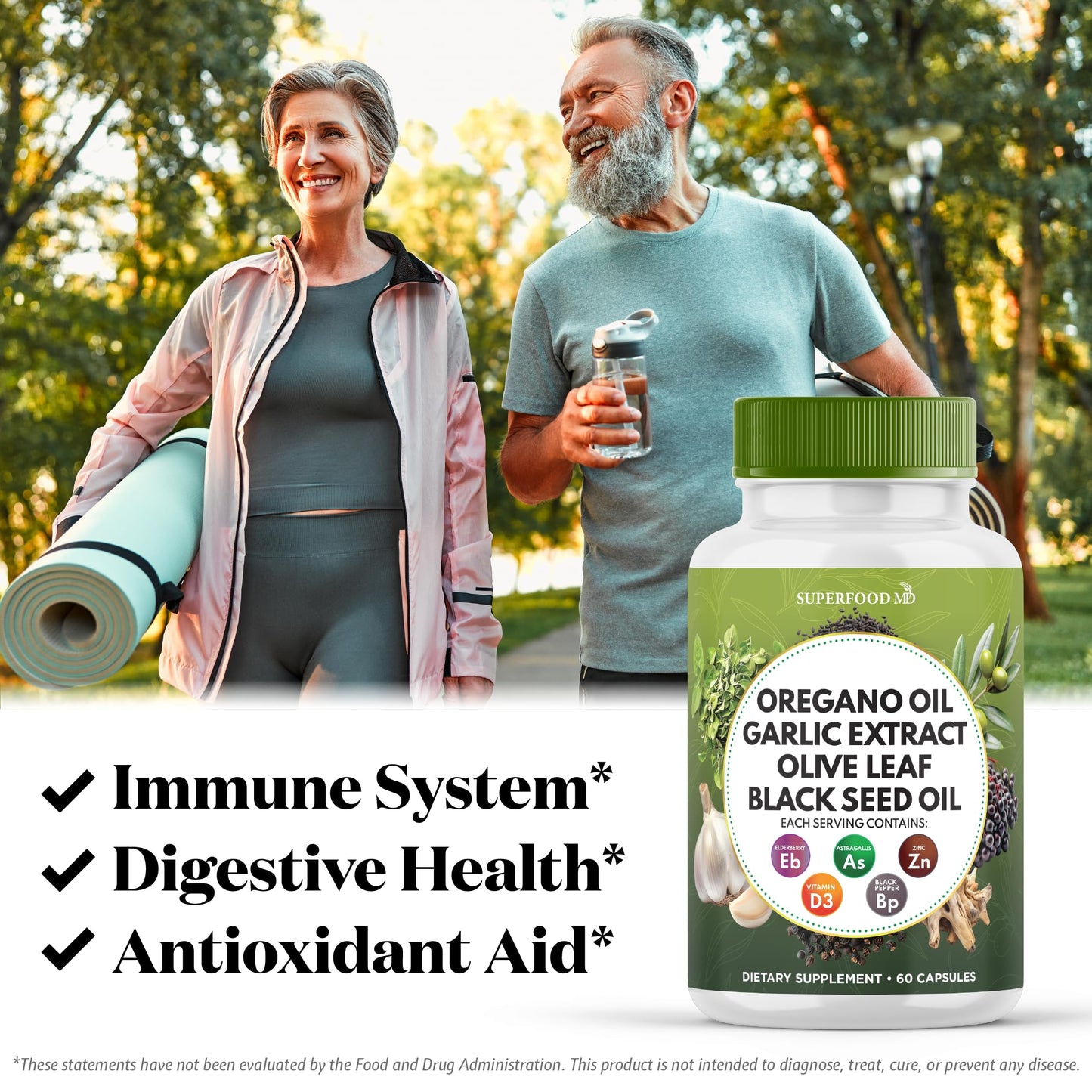 Superfood MD Astragalus Capsule, 60 Count