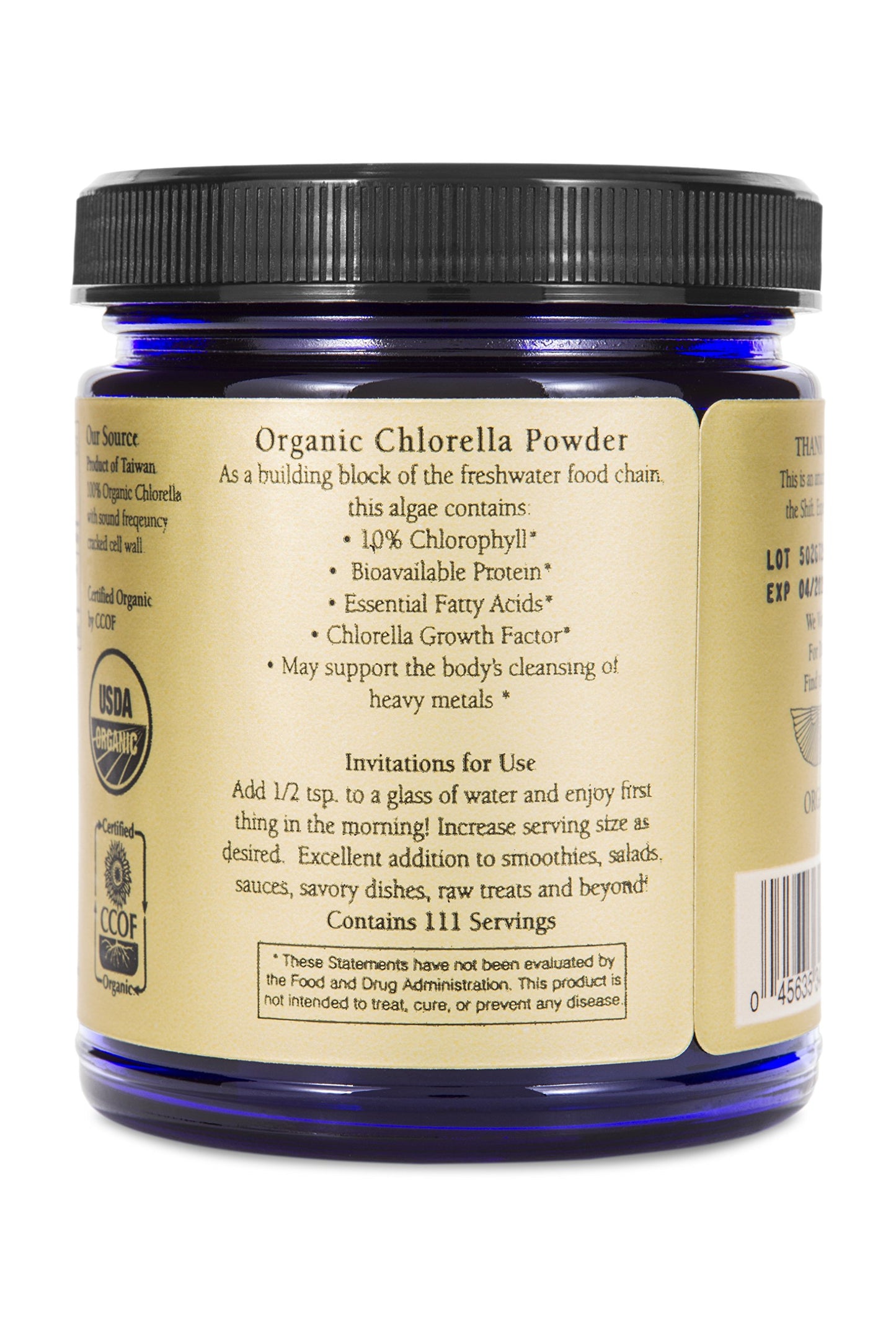 Sun Potion Chlorella Powder – Cracked Cell Wall Freshwater Microalgae, Chlorophyll-Rich Green Superfood, Plant-Based Protein, Detox Support, Nutrient-Dense Supplement 1 Count