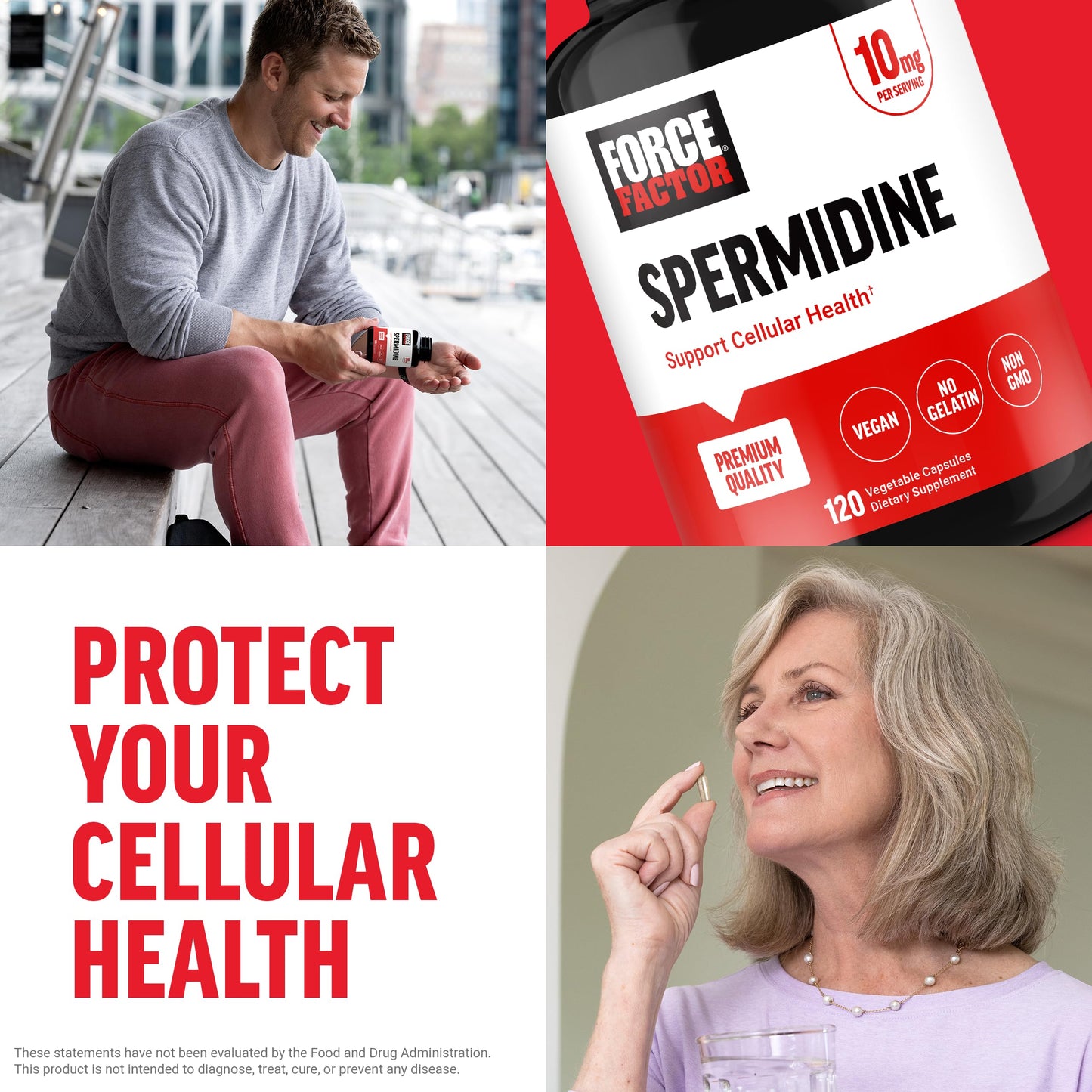 Force Factor Spermidine Supplements Capsules 120 Capsules