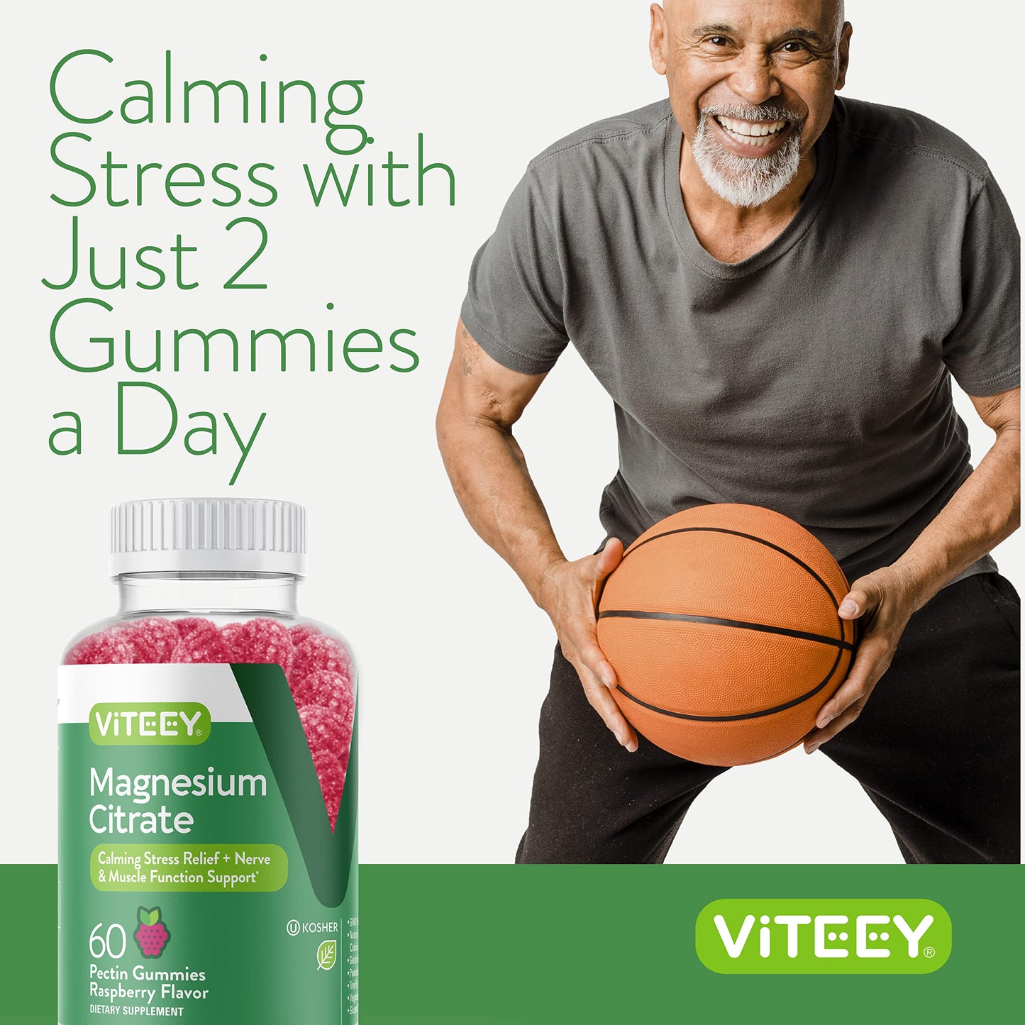 Viteey Magnesium Gummies Gummy 120 Count