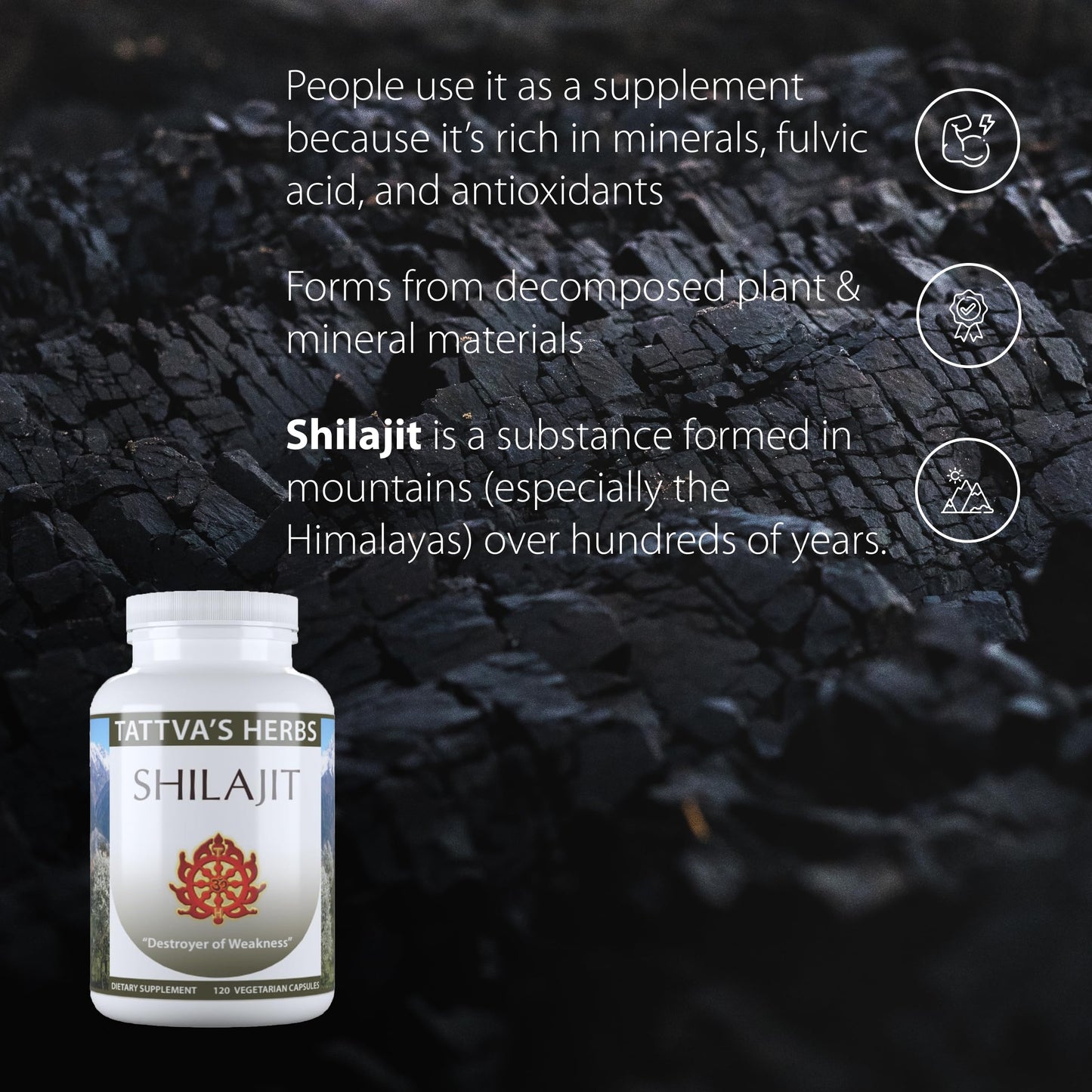 Tattva's Herbs Shilajit Capsules 240 Count