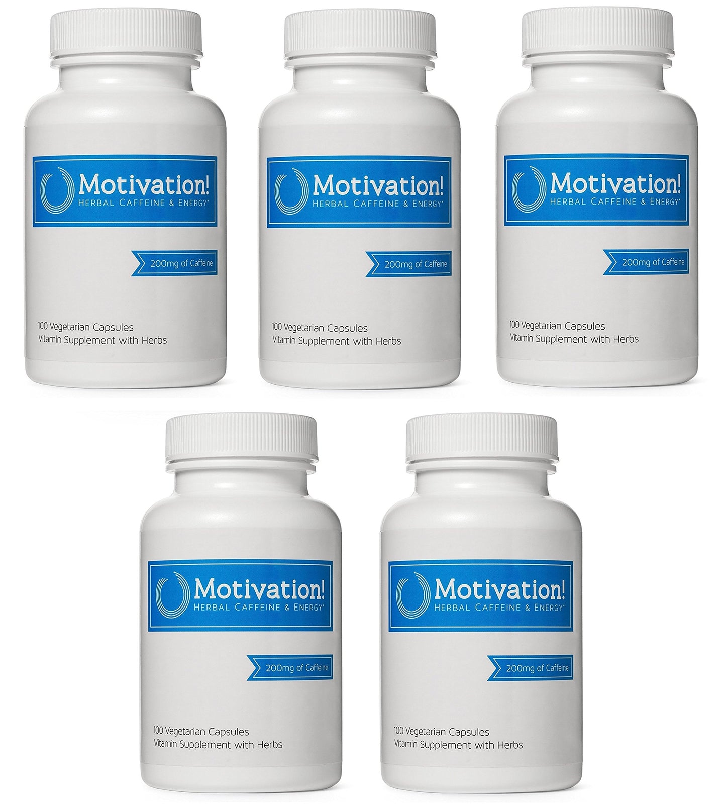 Motivation! Herbal Caffeine + Energy 500 Capsules