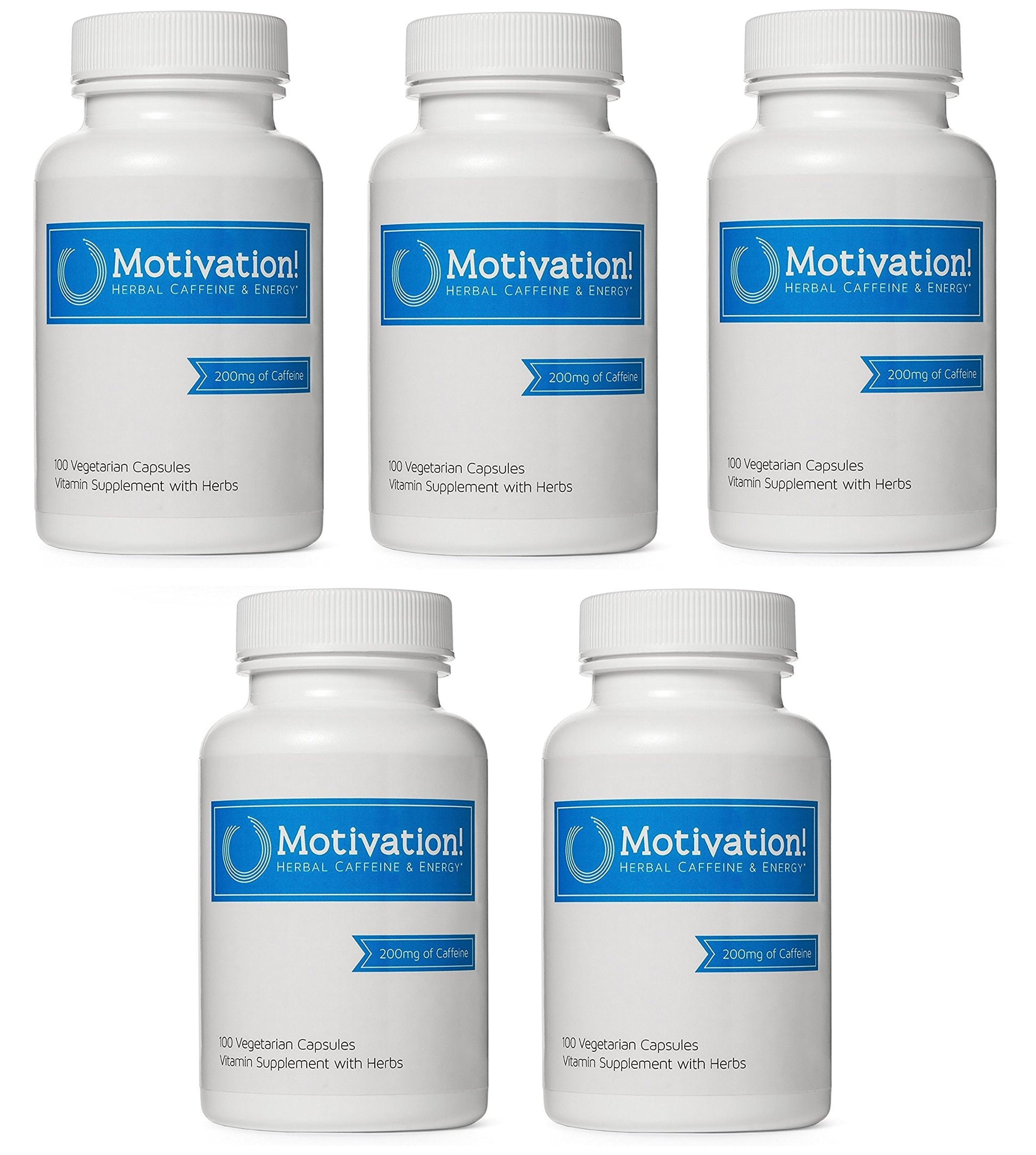 Motivation! Herbal Caffeine + Energy 500 Capsules