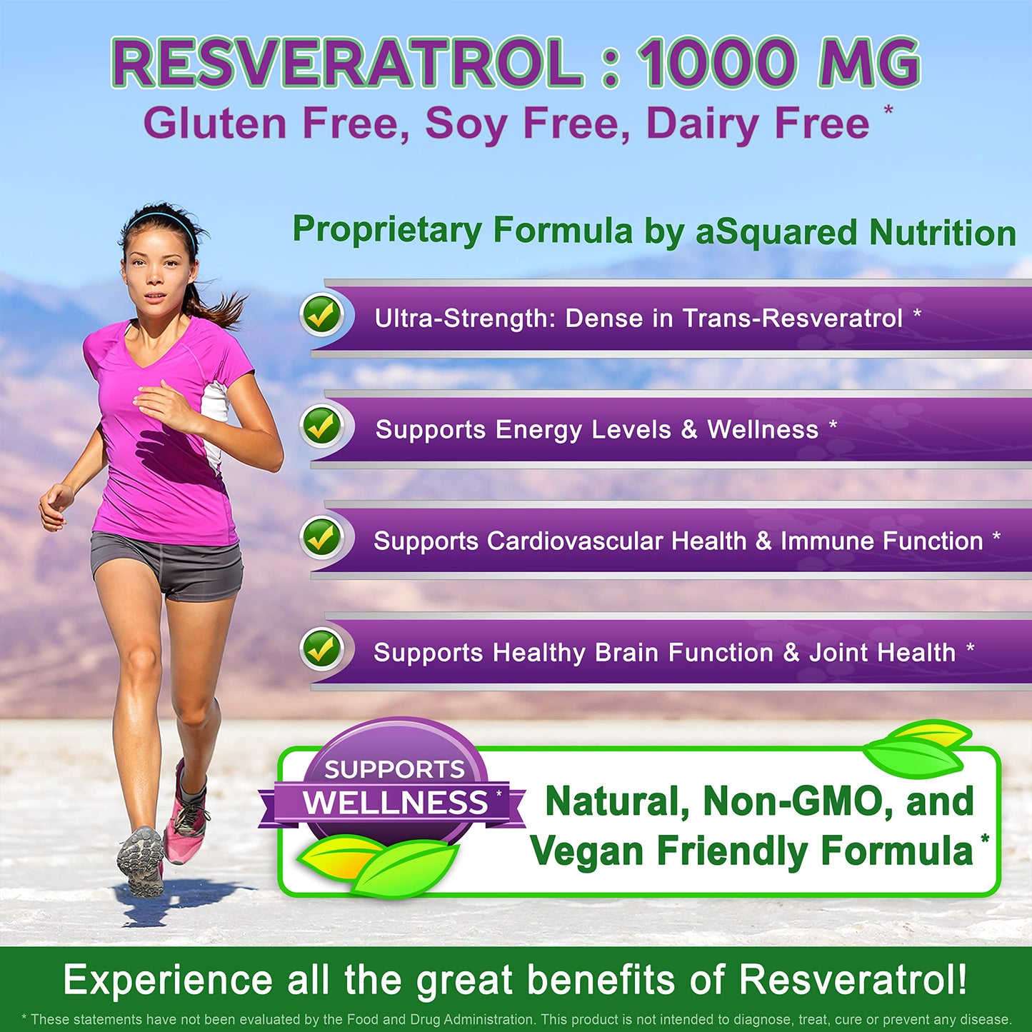 aSquared Nutrition Resveratrol 360 Capsules