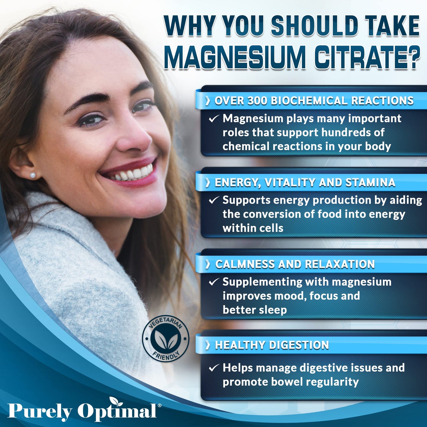 Purely Optimal Magnesium Citrate Gummies 90 Gummies