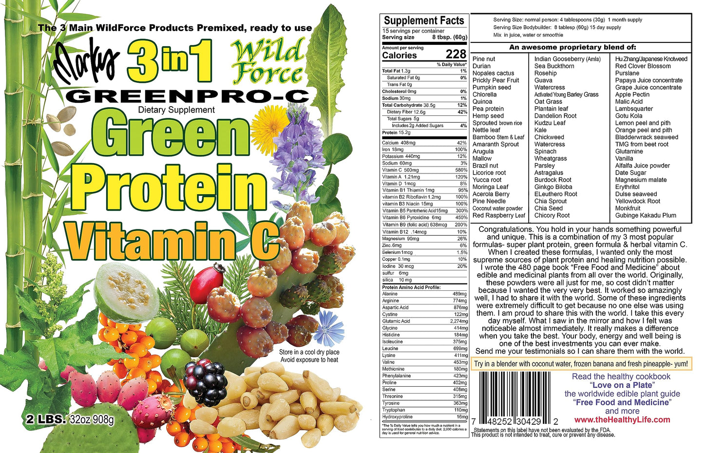 Wild Force GreenPro-C Powder 908 Ounces