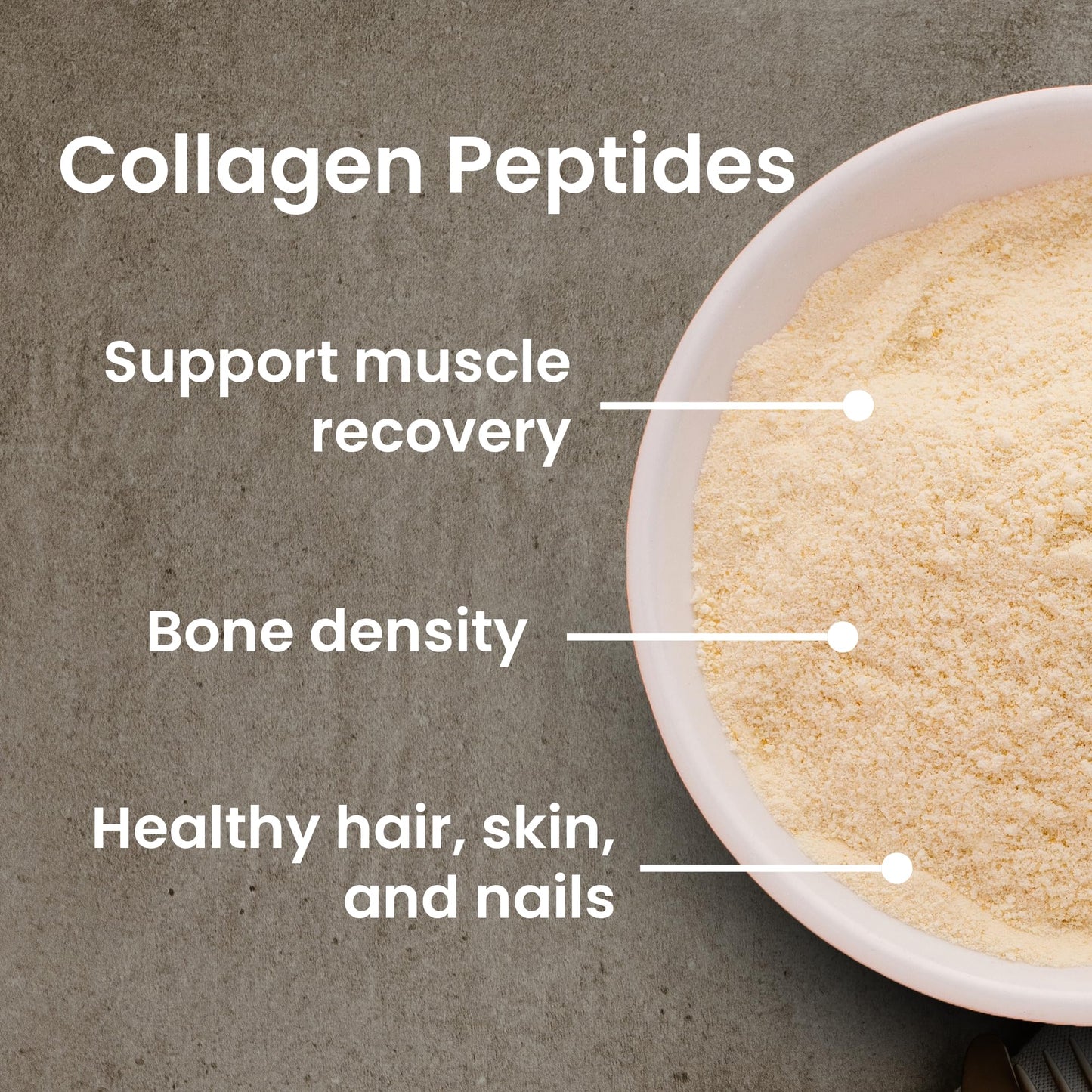 SUPER POWER PROTEIN Hydrolyzed Beef Collagen Peptides Powder with Cordyceps & Yucca Root Mango Flavor, 10 oz