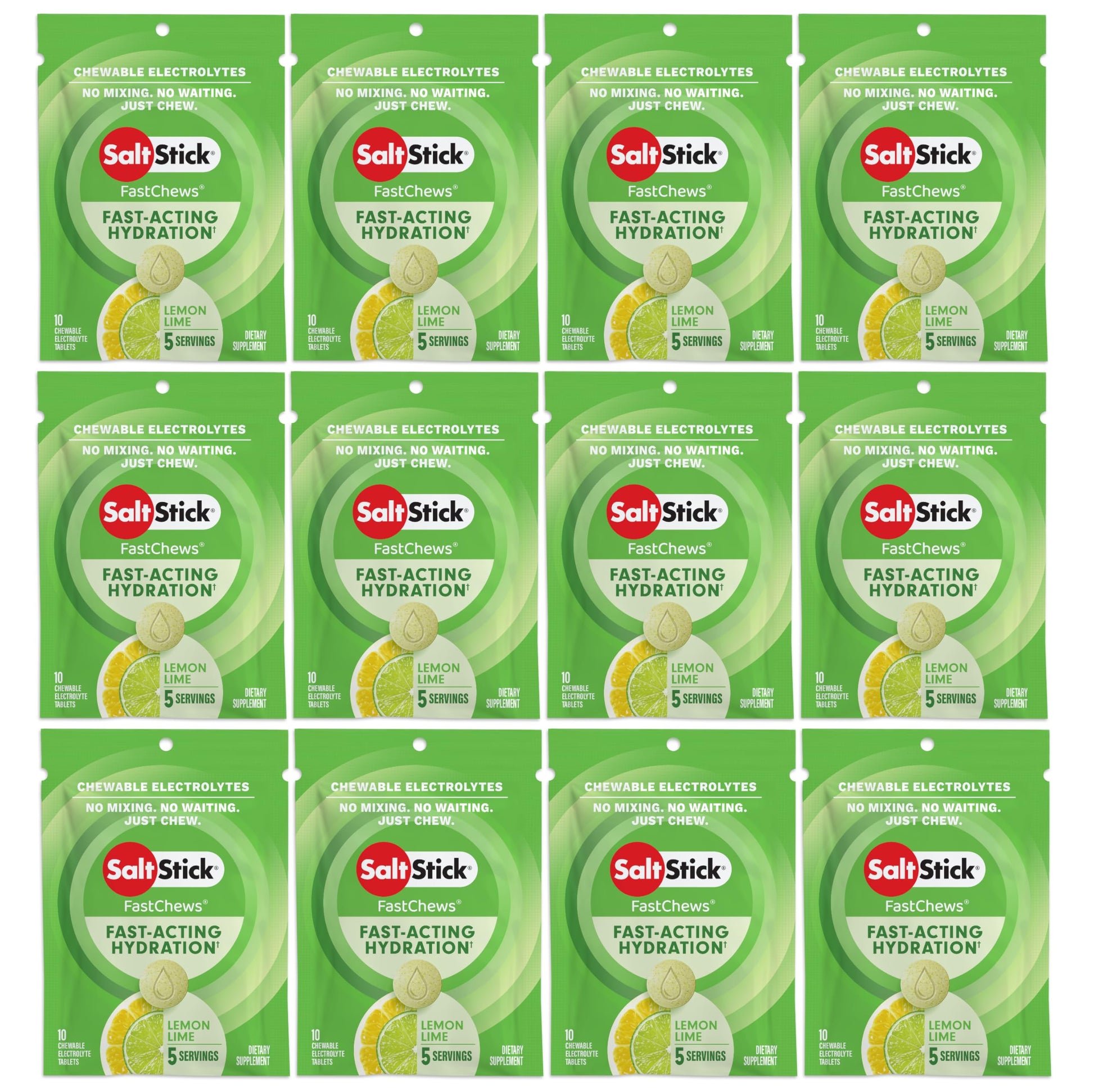 SaltStick Electrolyte FastChews Chewable Tablets 120 Count